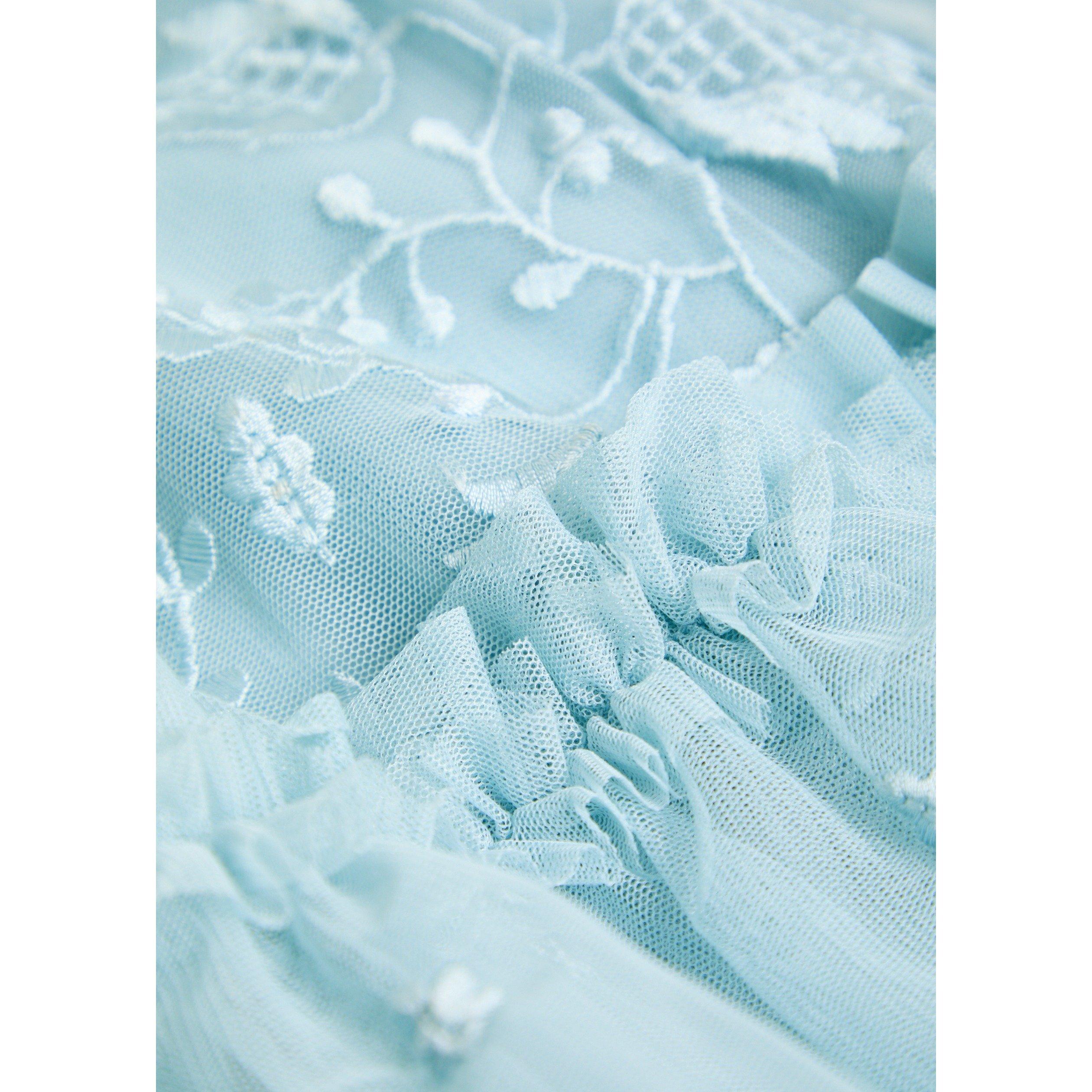 BLUE - Needle and Thread - Women's Primrose Floral Embroidered Ball Gown - 4