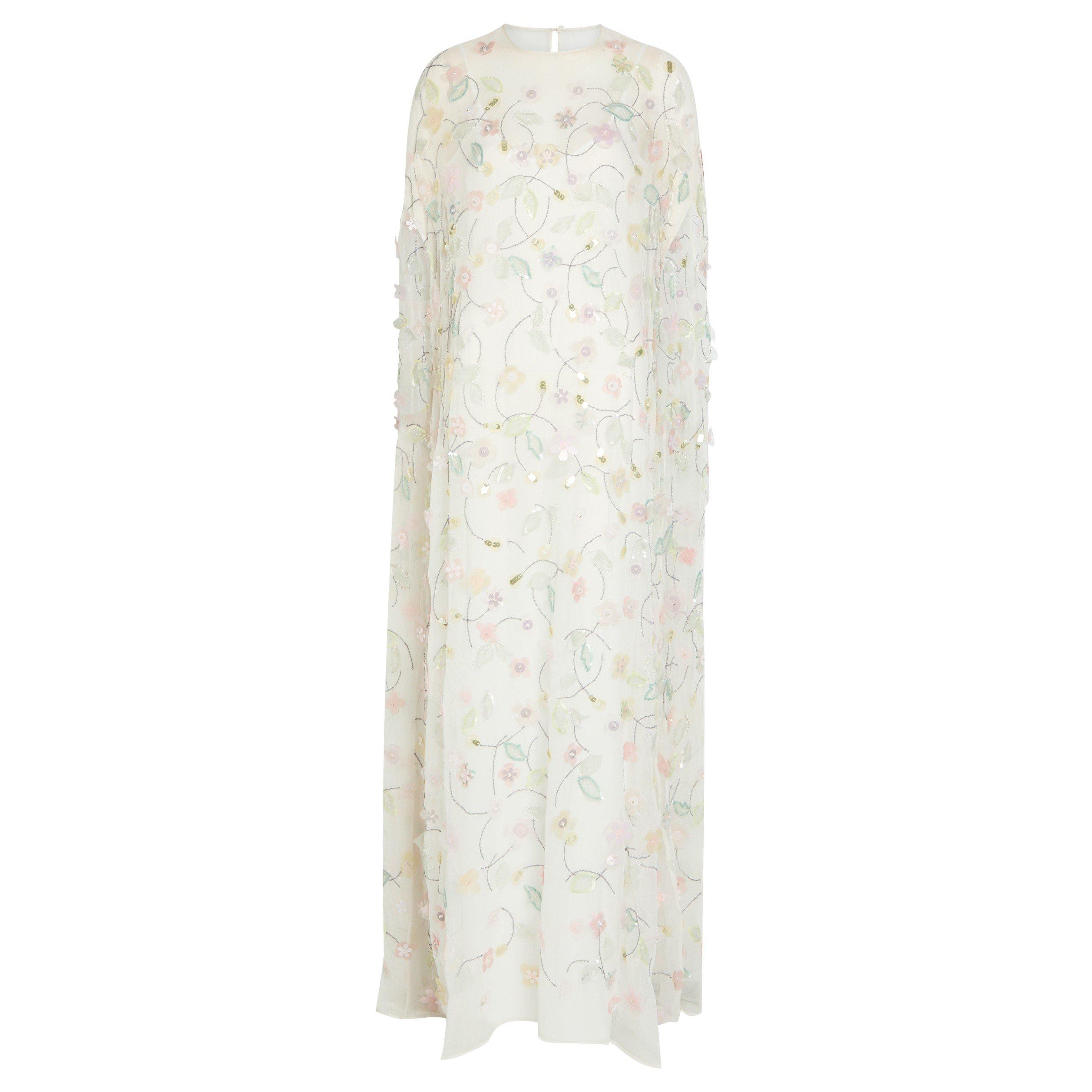 WHITE AND OTHER - BERNADETTE - ELENORE EMBROIDERED DRESS
