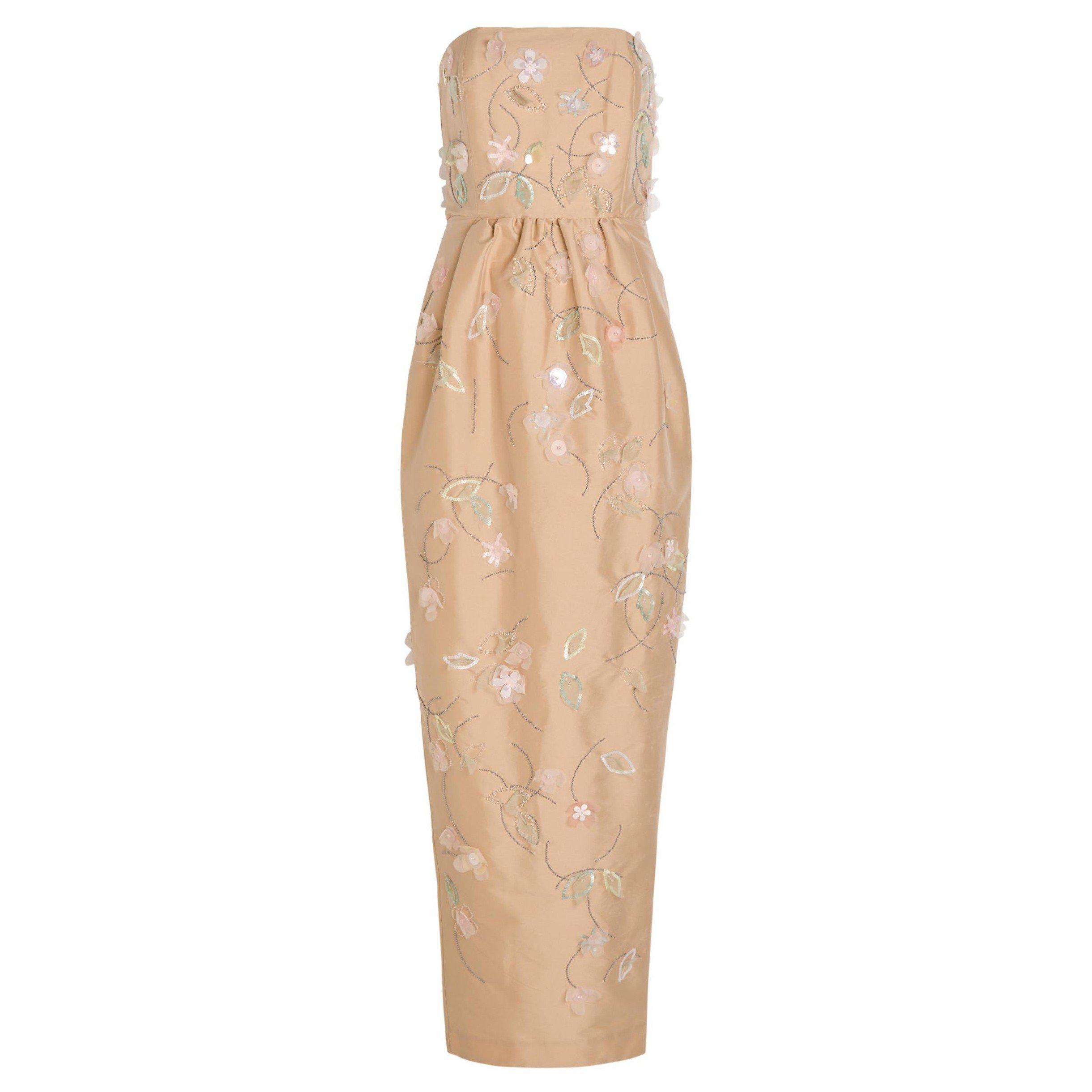 BEIGE AND OTHER - BERNADETTE - Women's Lena Embroidered Maxi Dress - 1