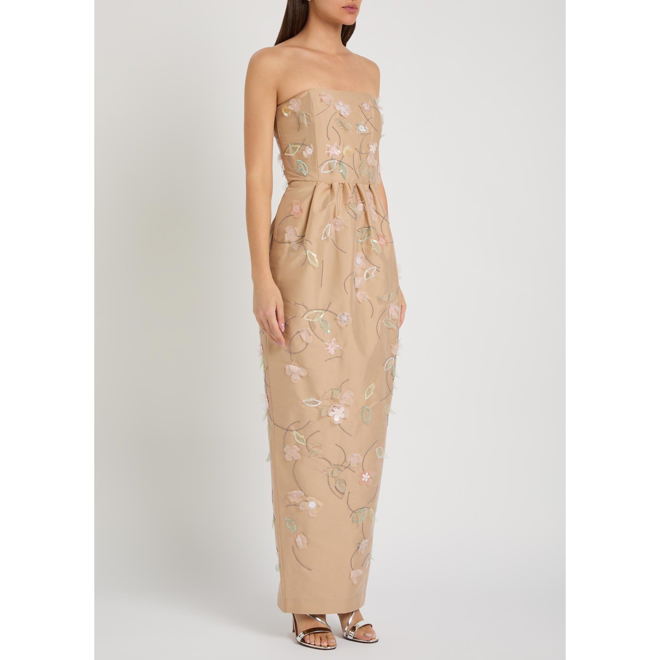 BEIGE AND OTHER - BERNADETTE - Women's Lena Embroidered Maxi Dress - 2