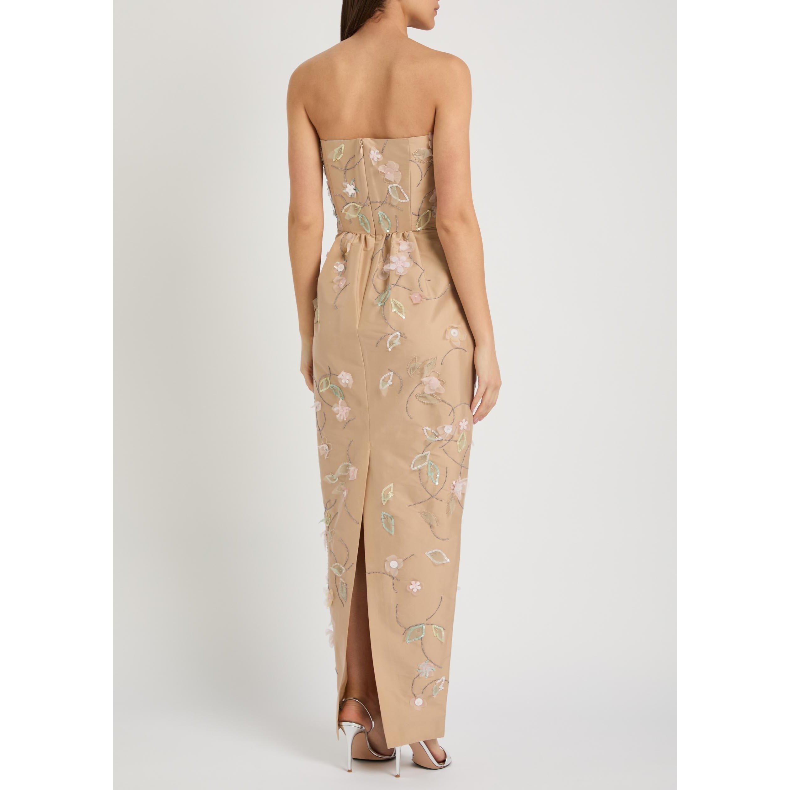 BEIGE AND OTHER - BERNADETTE - Women's Lena Embroidered Maxi Dress - 3