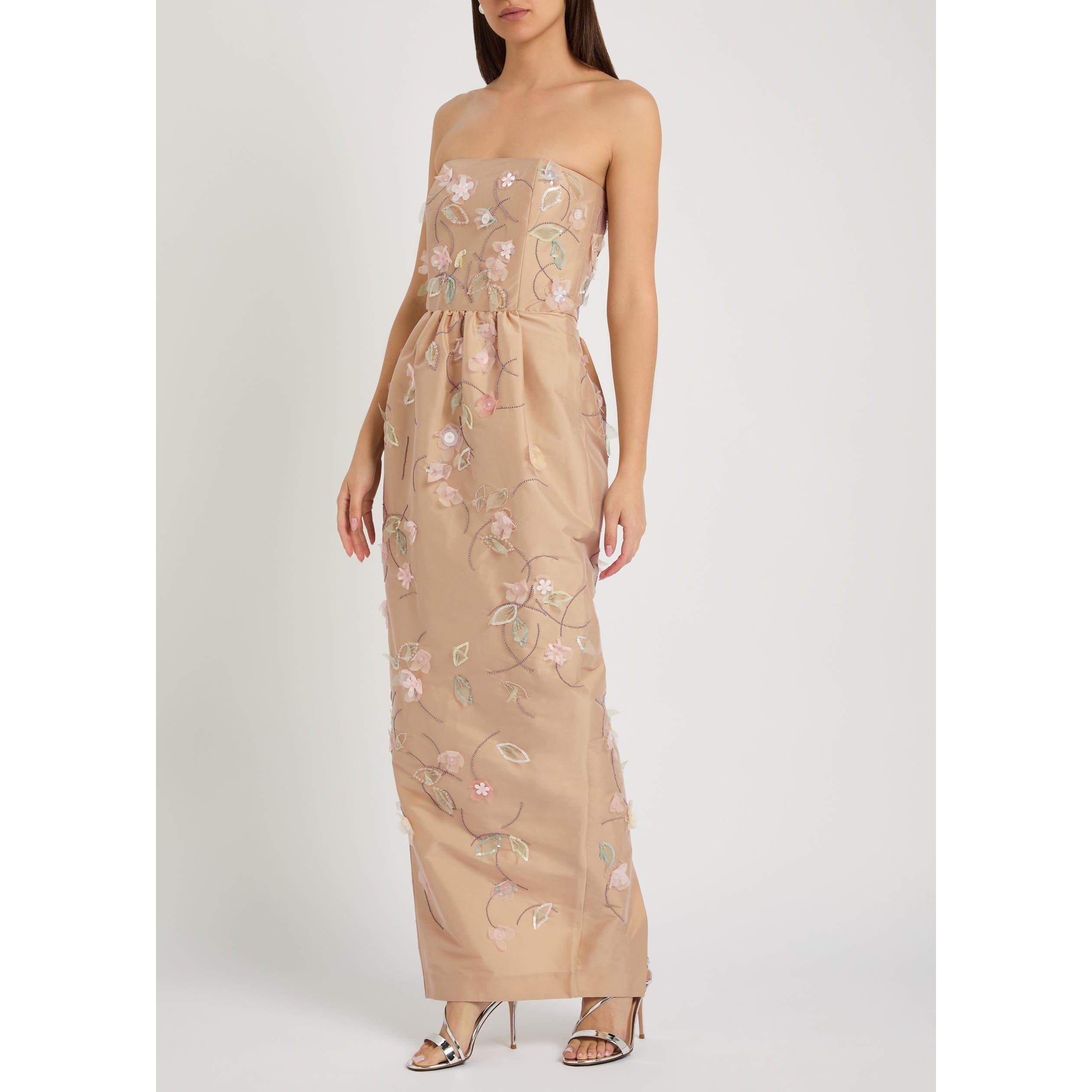 BEIGE AND OTHER - BERNADETTE - Women's Lena Embroidered Maxi Dress - 5