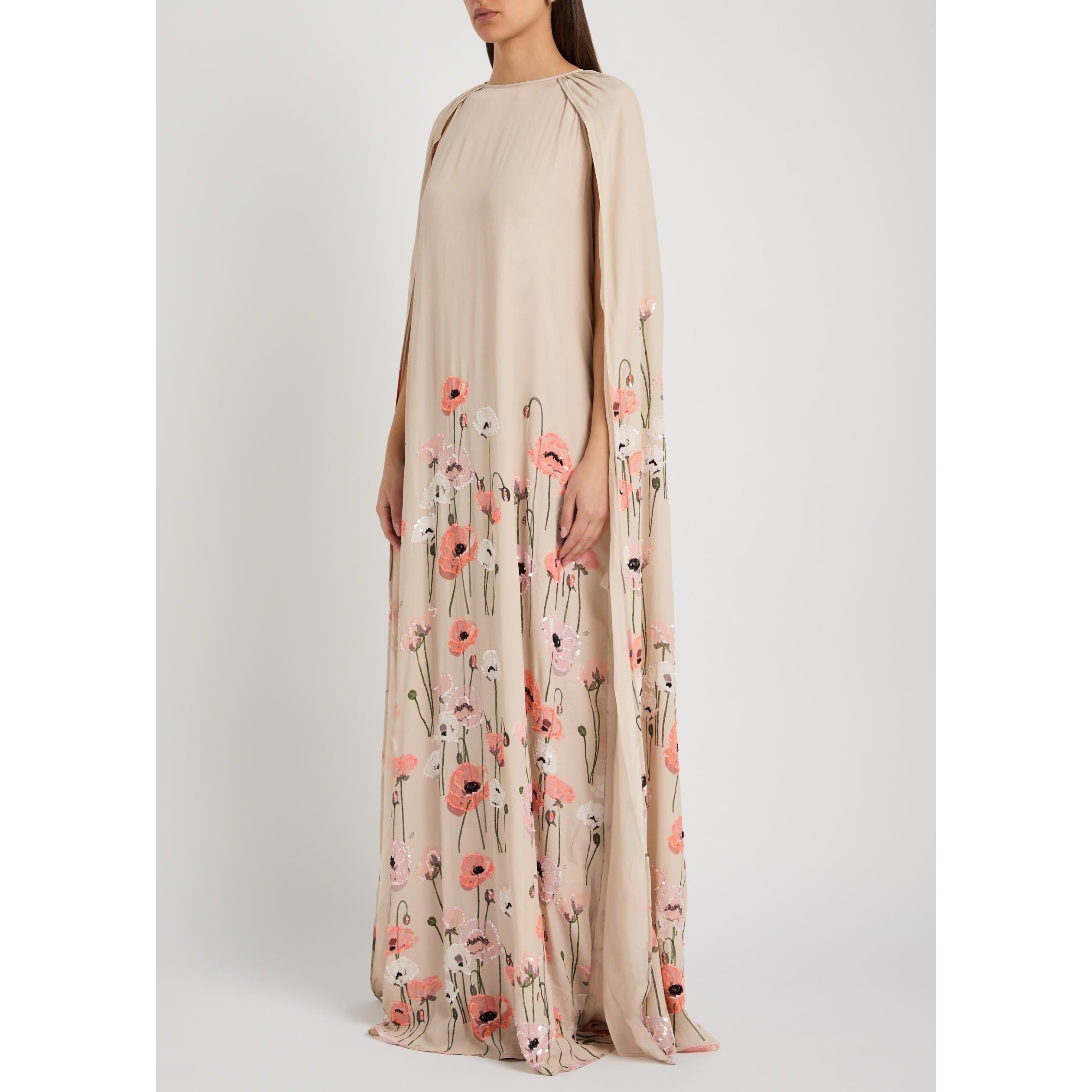 BEIGE AND OTHER - BERNADETTE - Women's Minnie Embroidered Floral Maxi Dress - 2