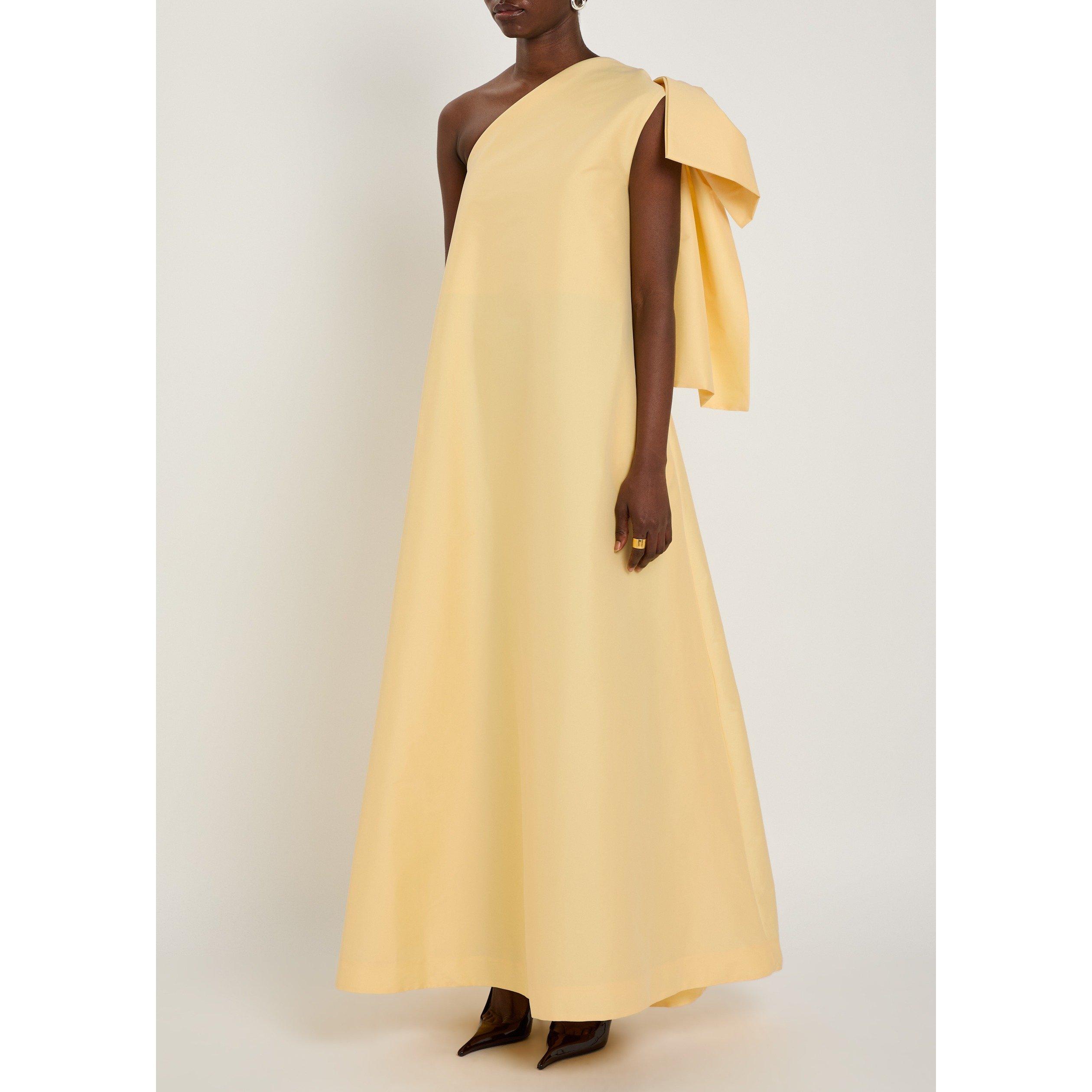 YELLOW - BERNADETTE - Women's Winnette One Shoulder Maxi Dress - 2