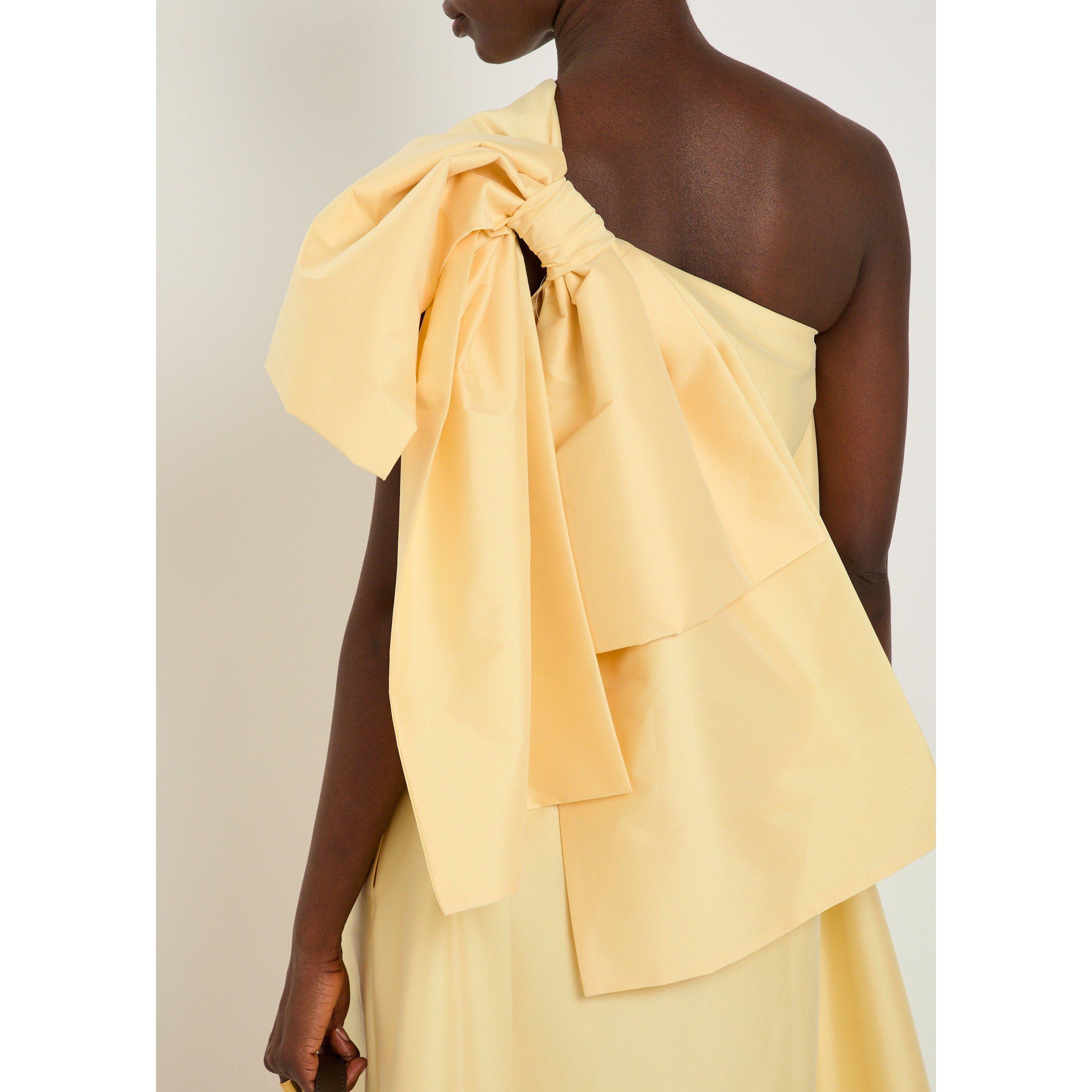 YELLOW - BERNADETTE - Women's Winnette One Shoulder Maxi Dress - 4