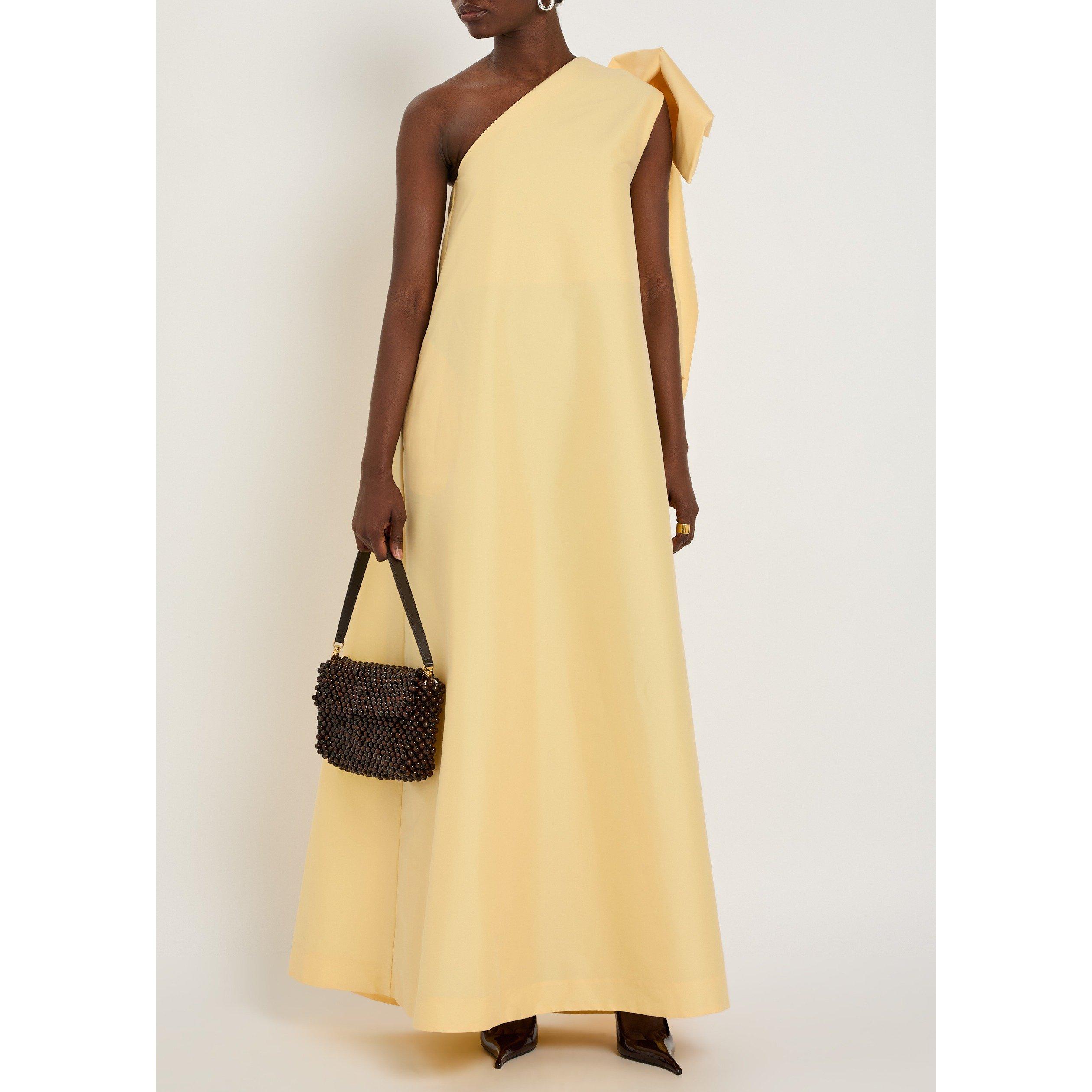 YELLOW - BERNADETTE - Women's Winnette One Shoulder Maxi Dress - 5