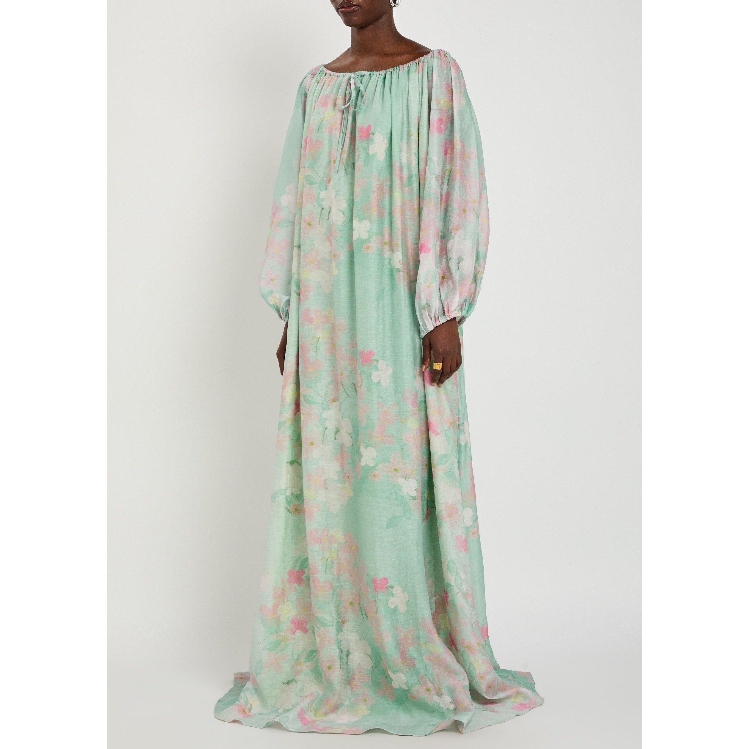 MINT - BERNADETTE - Women's Ally Linen Maxi Dress - 2