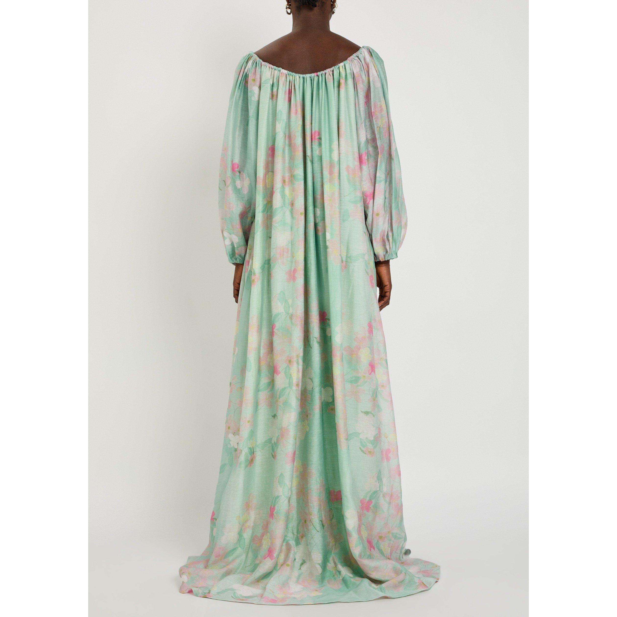MINT - BERNADETTE - Women's Ally Linen Maxi Dress - 3