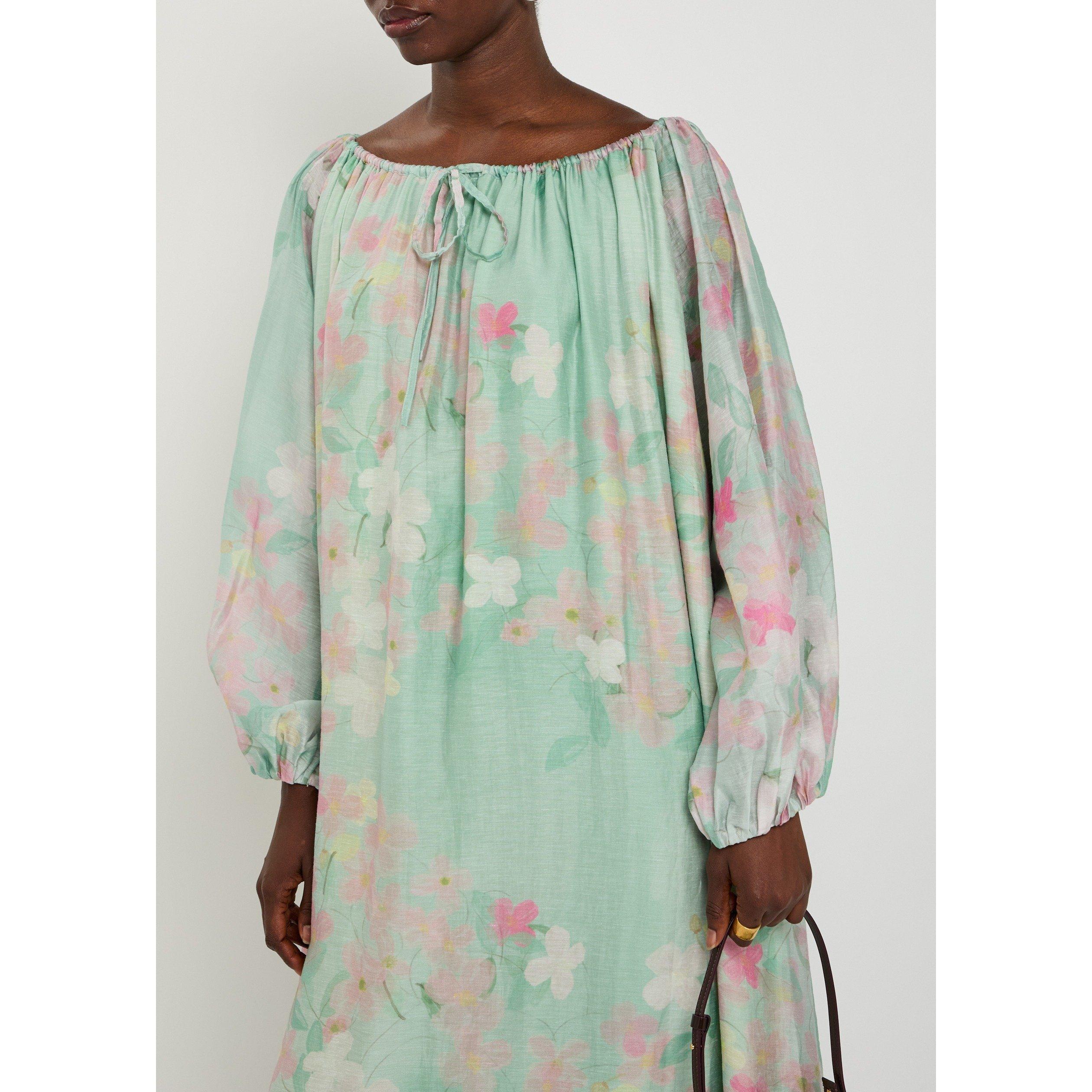 MINT - BERNADETTE - Women's Ally Linen Maxi Dress - 4