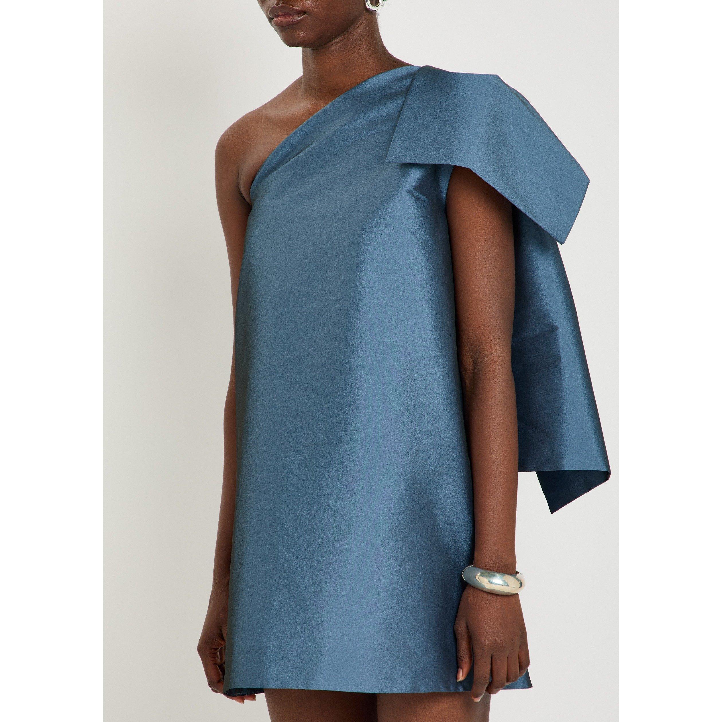 MID BLU - BERNADETTE - Women's Winnette One Shoulder Mini Dress - 2