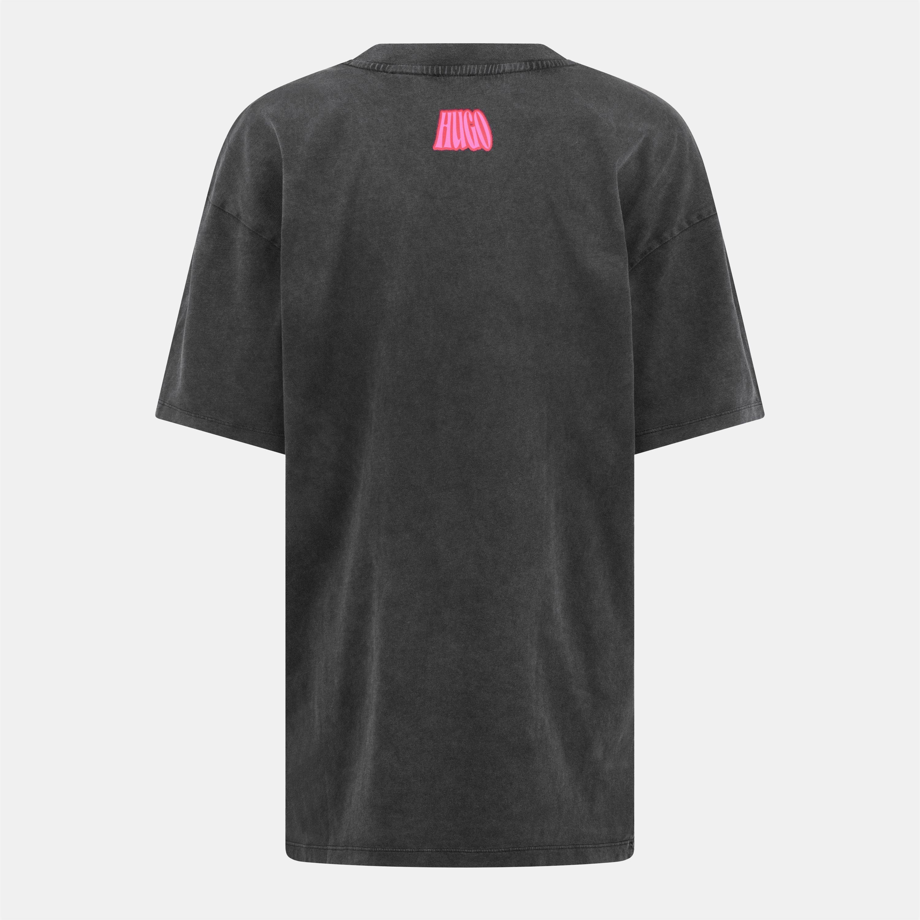 Black - Hugo - Women's Drisela Regular Fit T-Shirt - 2
