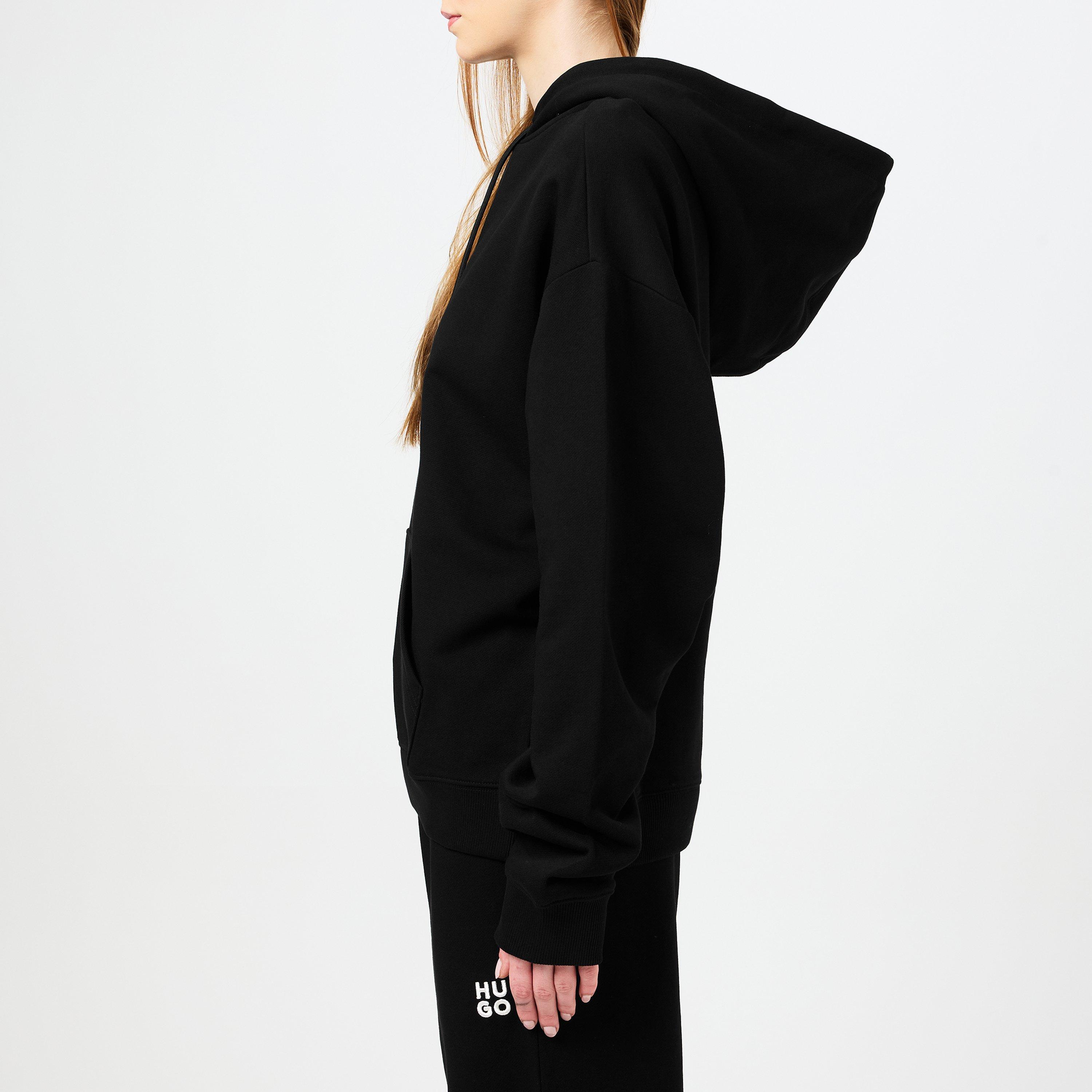 Black - Hugo - Women's Over the Head Hoodie - 4