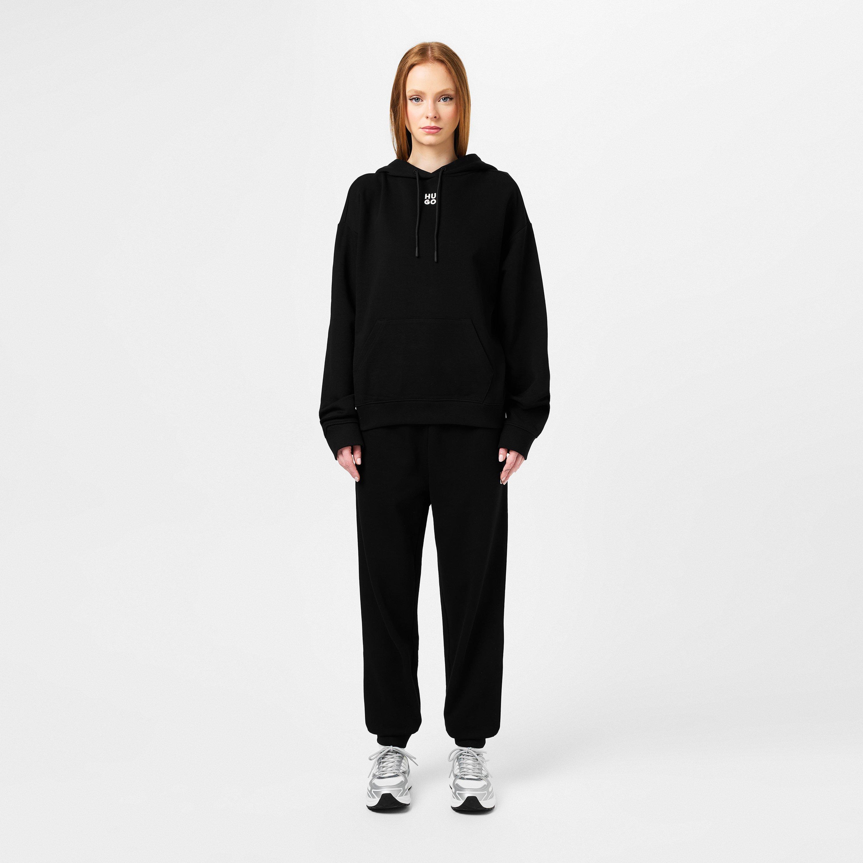 Black - Hugo - Women's Over the Head Hoodie - 5