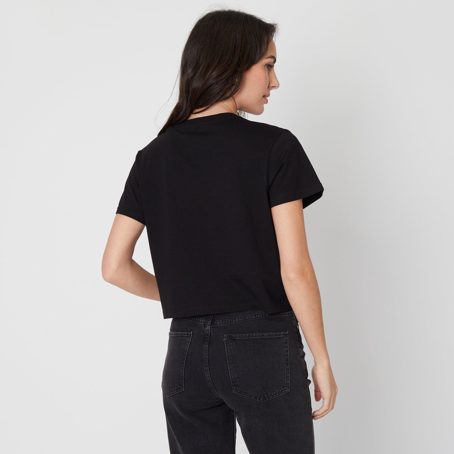 Preto - Be You - Boxy Regular Fit T-Shirt - 3