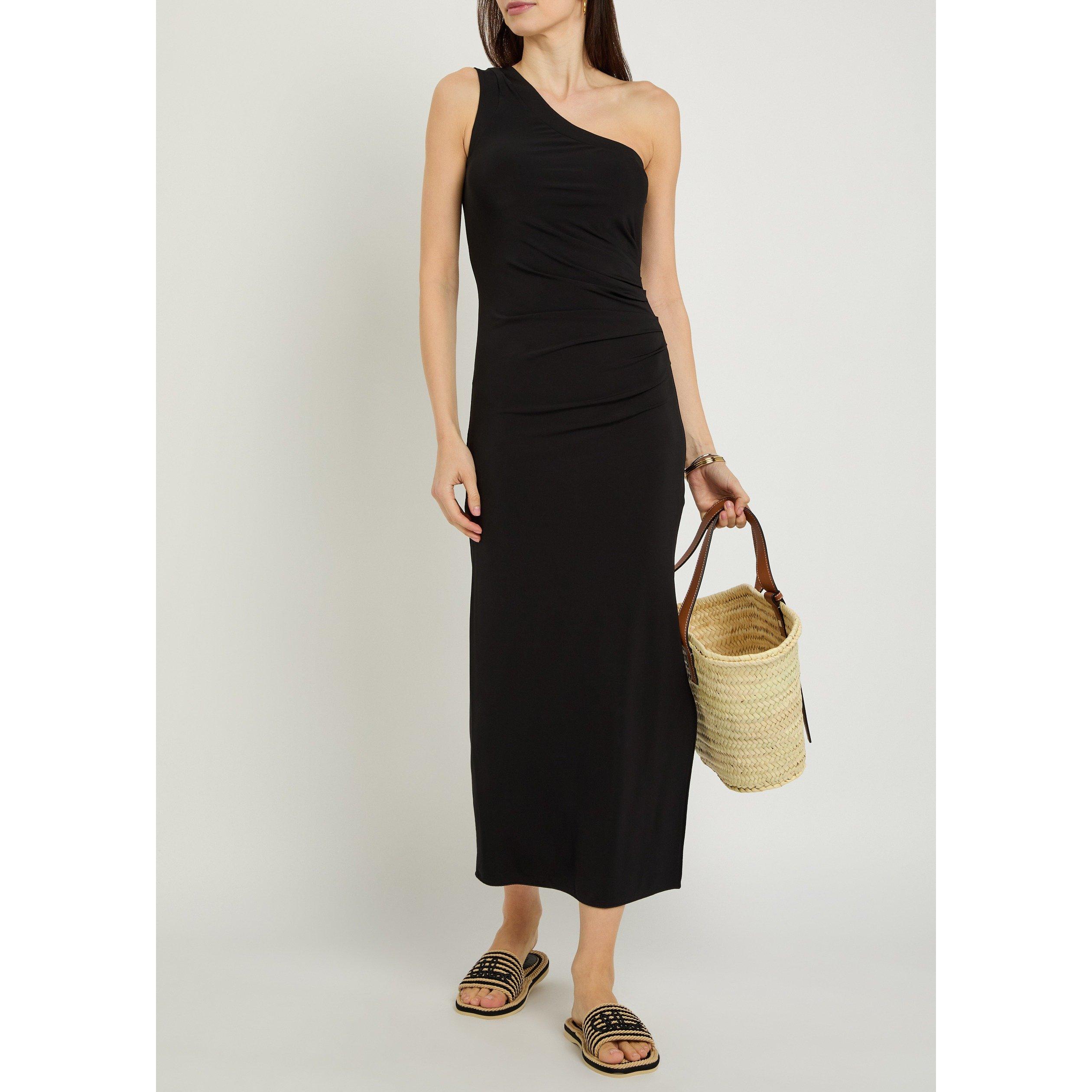 BLACK - Max Mara - SD 1SHLD BCHFIABE  MIDI DRESS - 5
