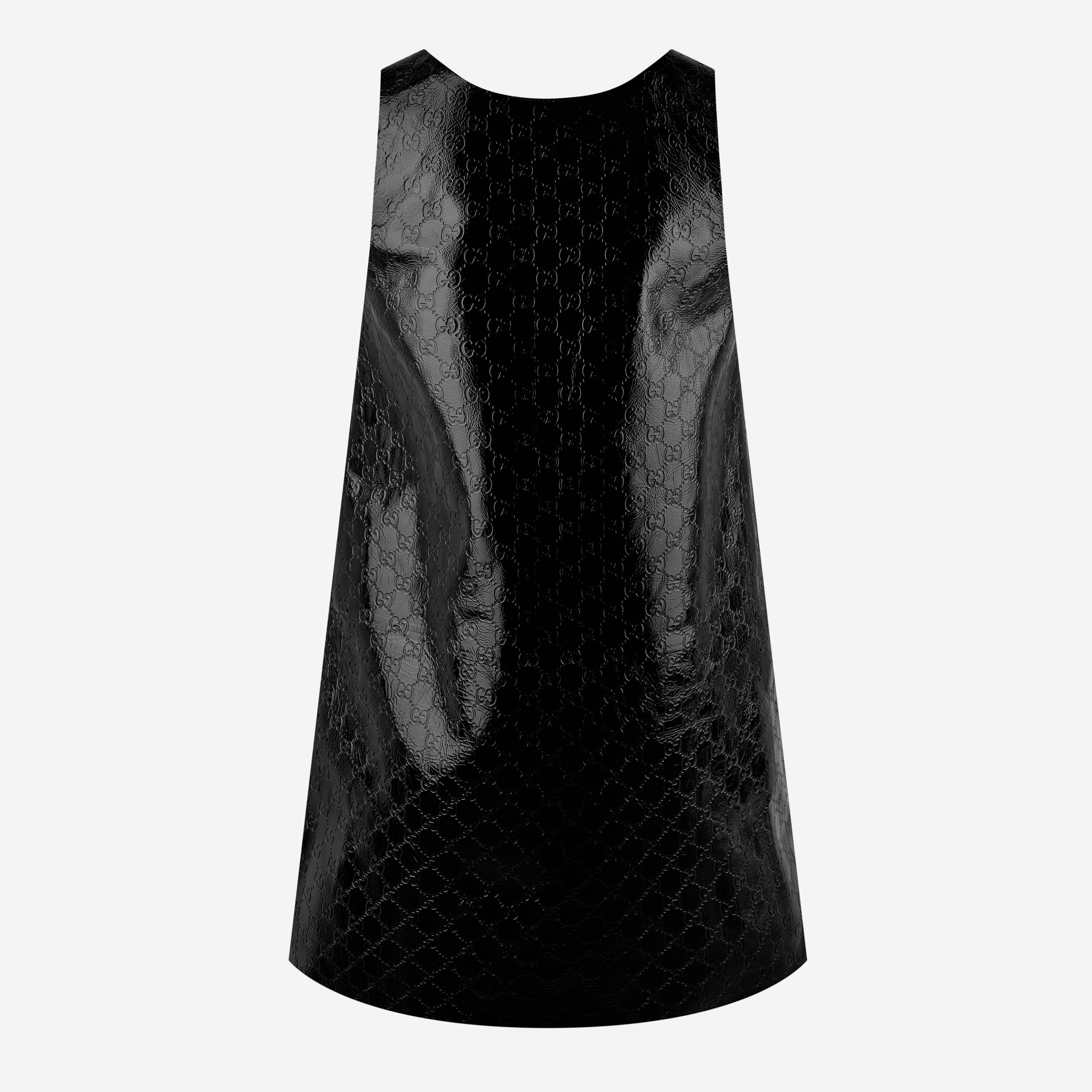 Black - Gucci - GG Embossed Mini Dress - 2
