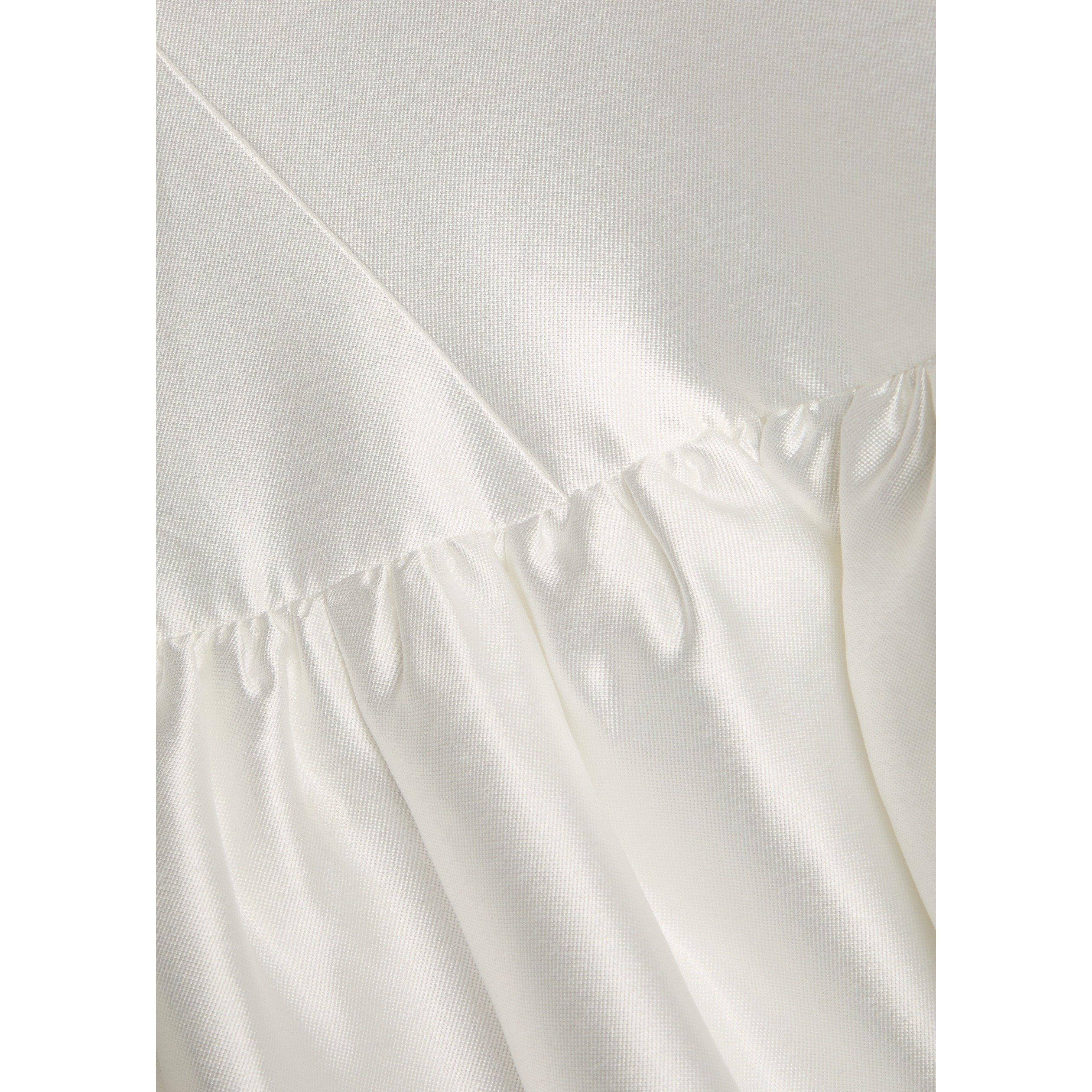 WHITE - Self Portrait - LD WHITE STRAPLESS MIDI DRESS - 4
