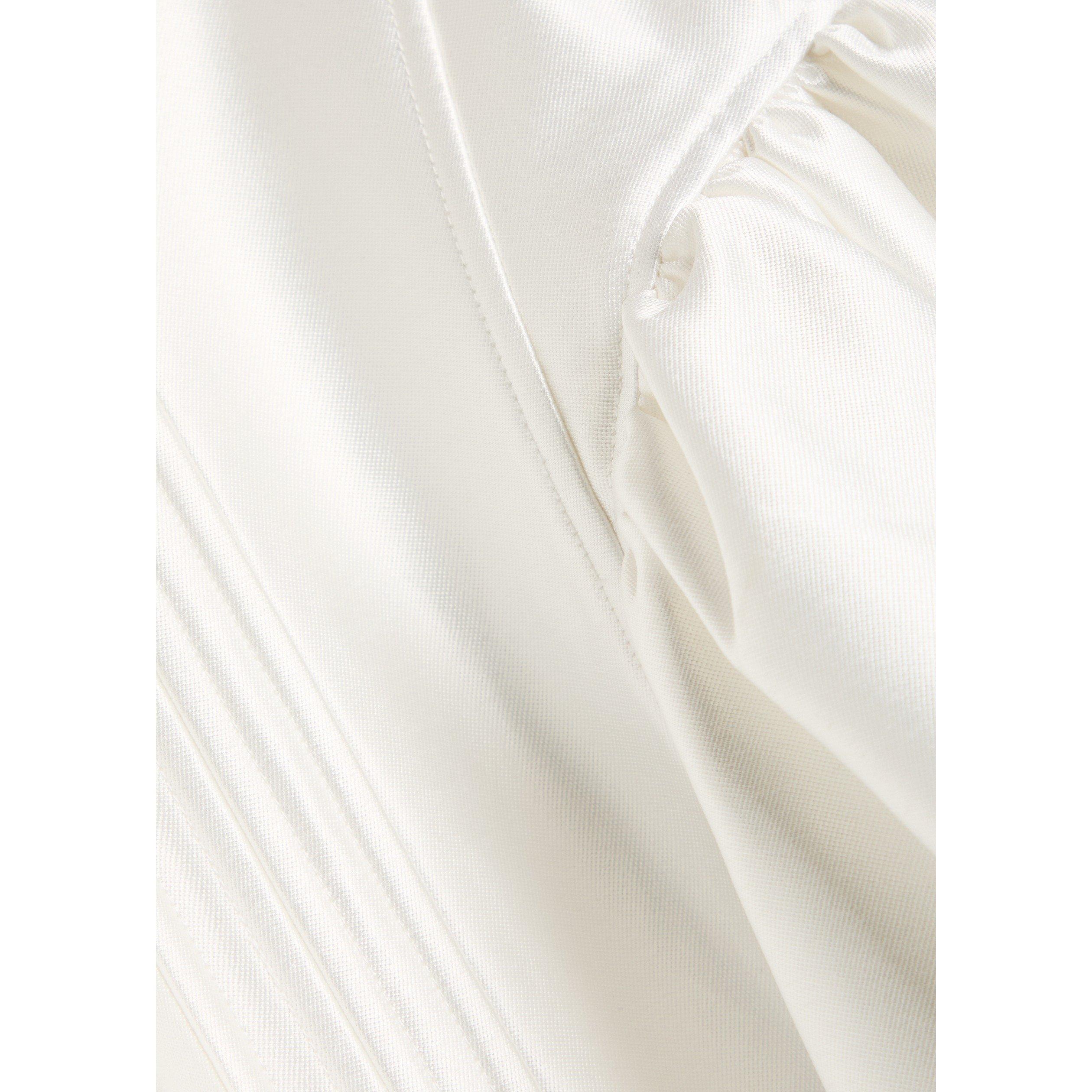 WHITE - Self Portrait - SD WHITE FLARED MINI DRESS - 4
