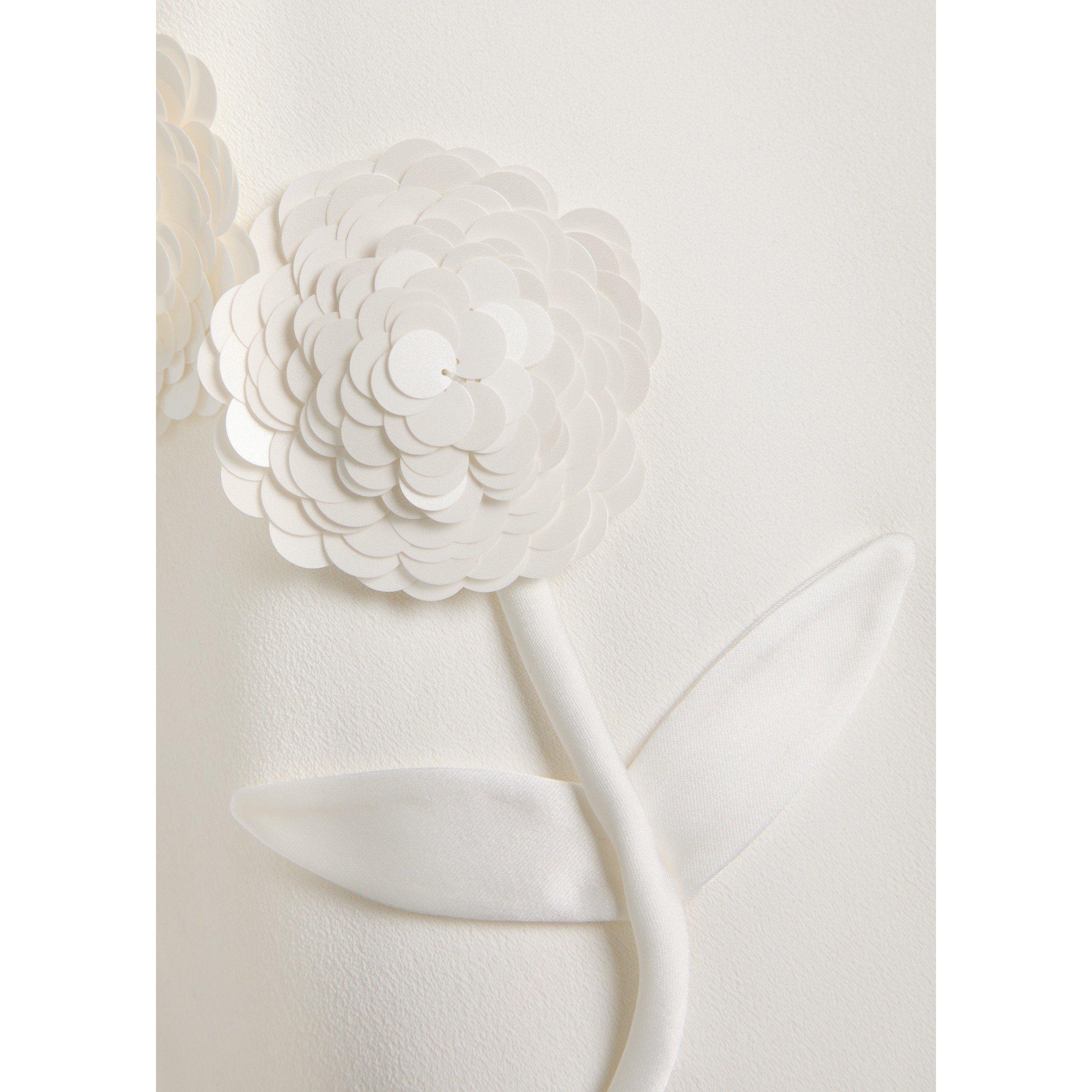 WHITE - Self Portrait - SD WHITE FLOWER MINI DRESS - 4