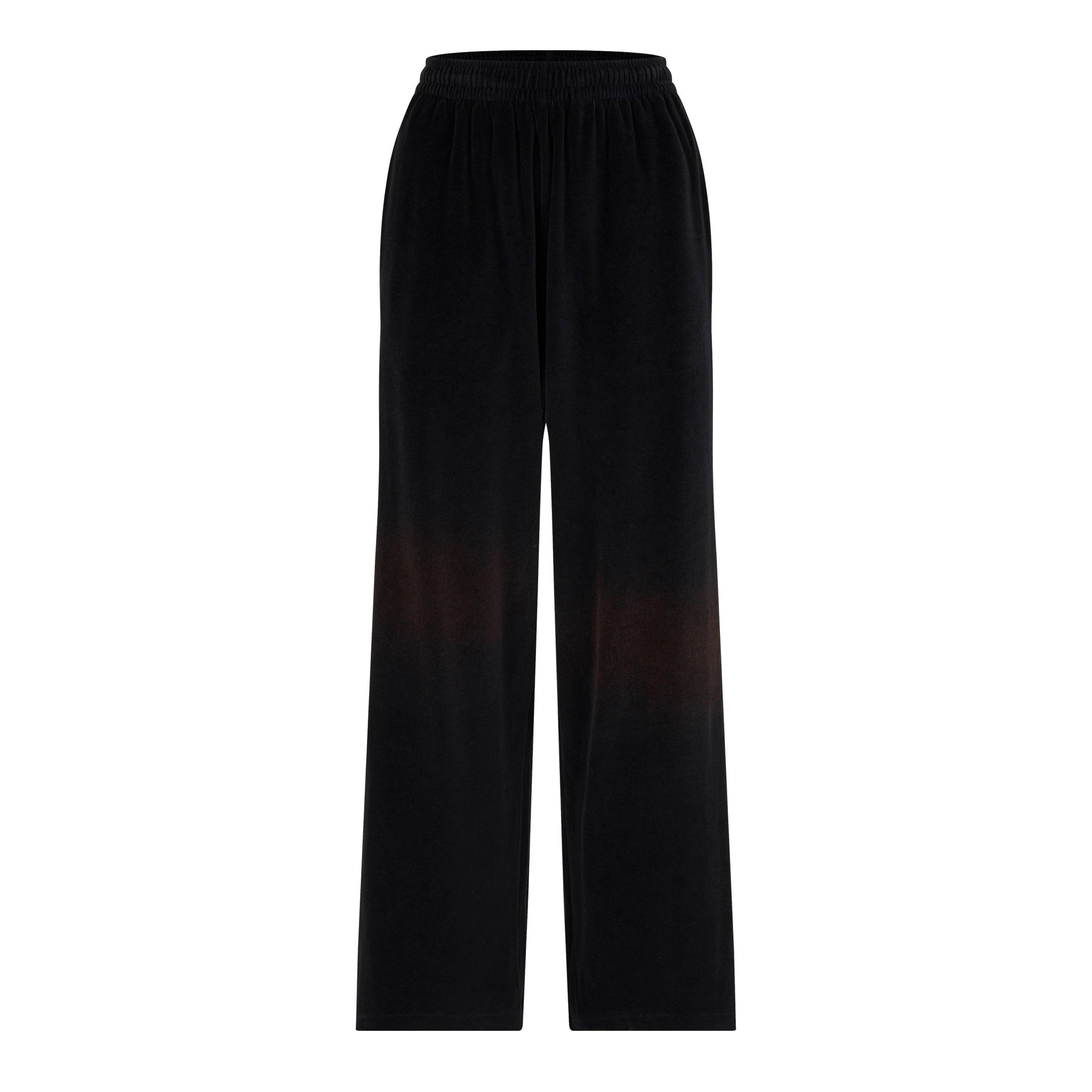 Black - Acne Studios - Velour Tracksuit Bottoms - 5