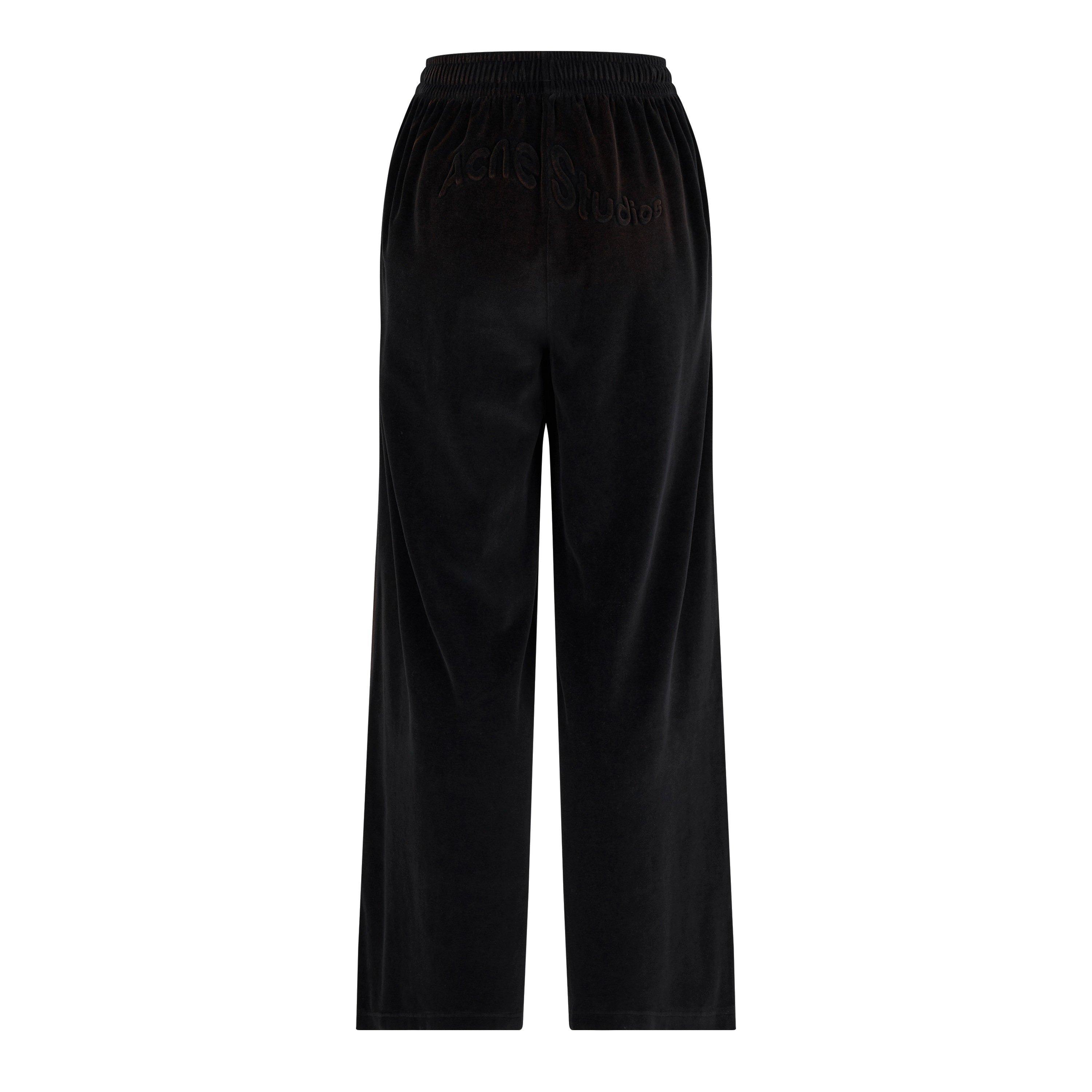 Black - Acne Studios - Velour Tracksuit Bottoms - 6