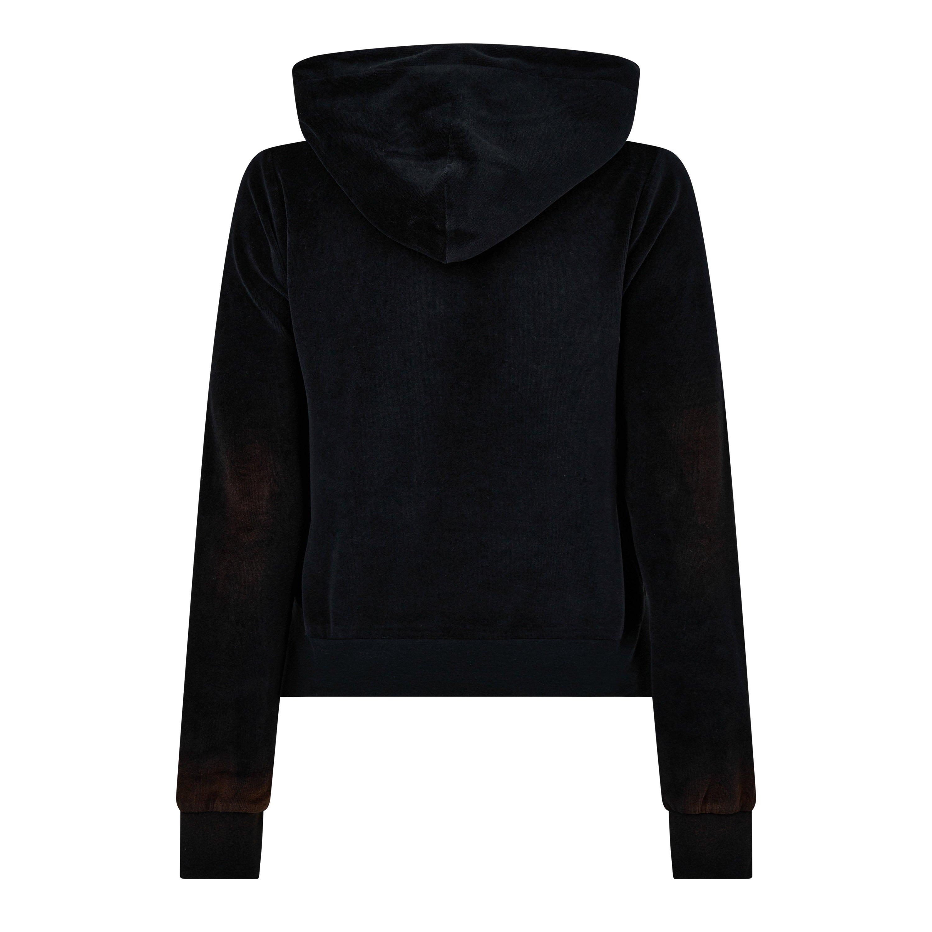 Black - Acne Studios - Velour Logo Hoodie - 6