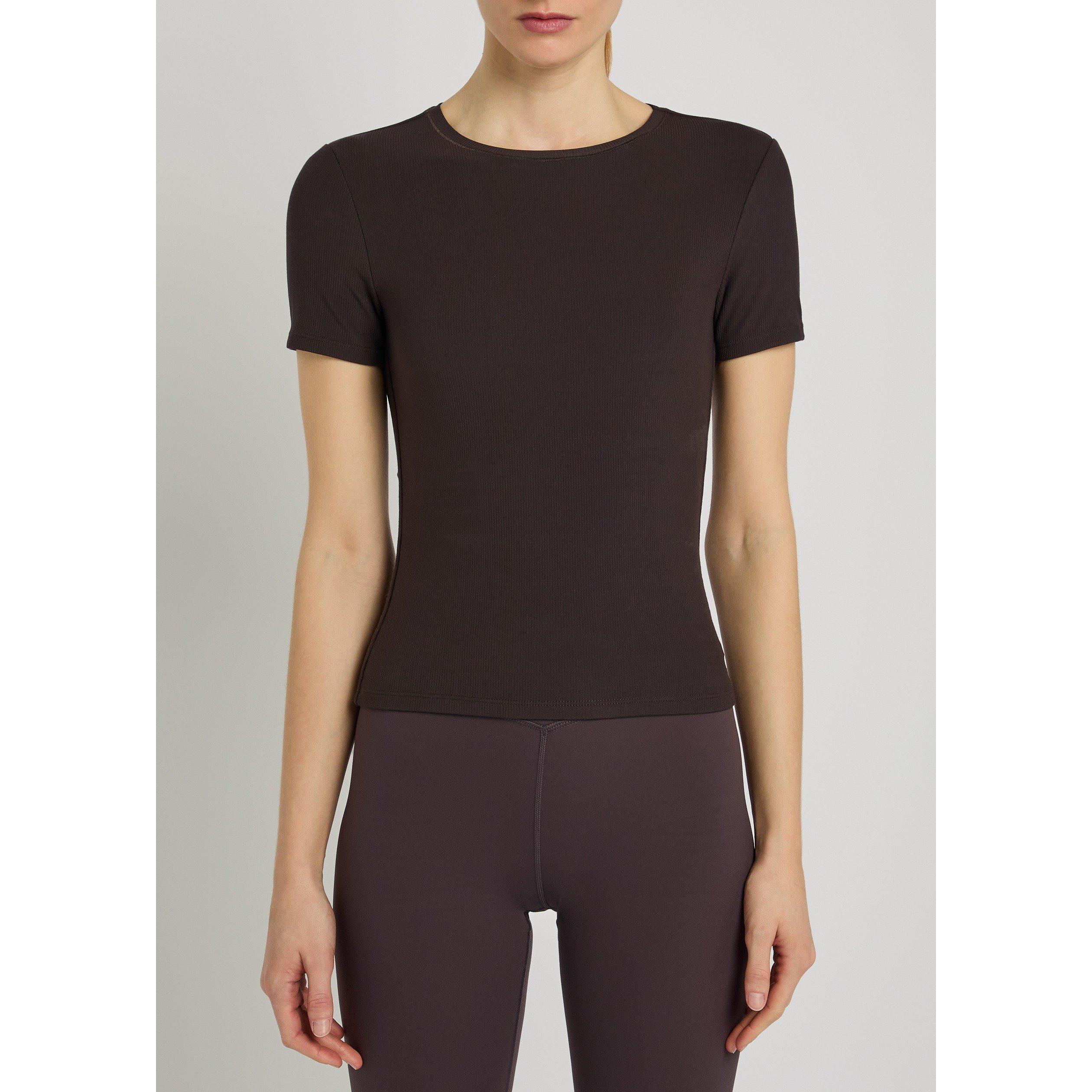 BROWN - TALA - T 365 SCULPT LOUNGE SS T SHIRT - 2
