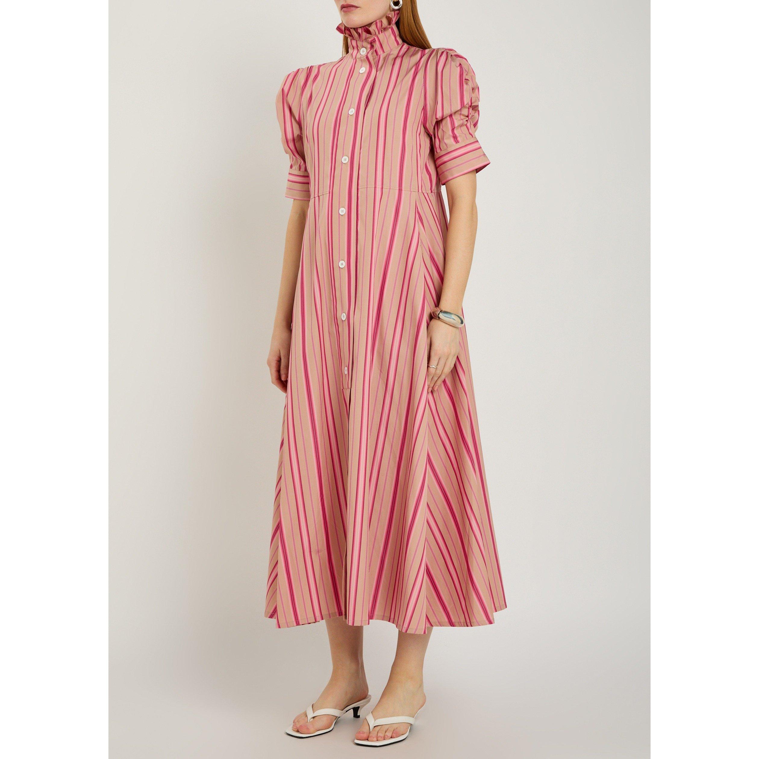 PINK AND OTHER - Thierry Colson - SD VENETIA STRIPE MIDI DRESS - 2