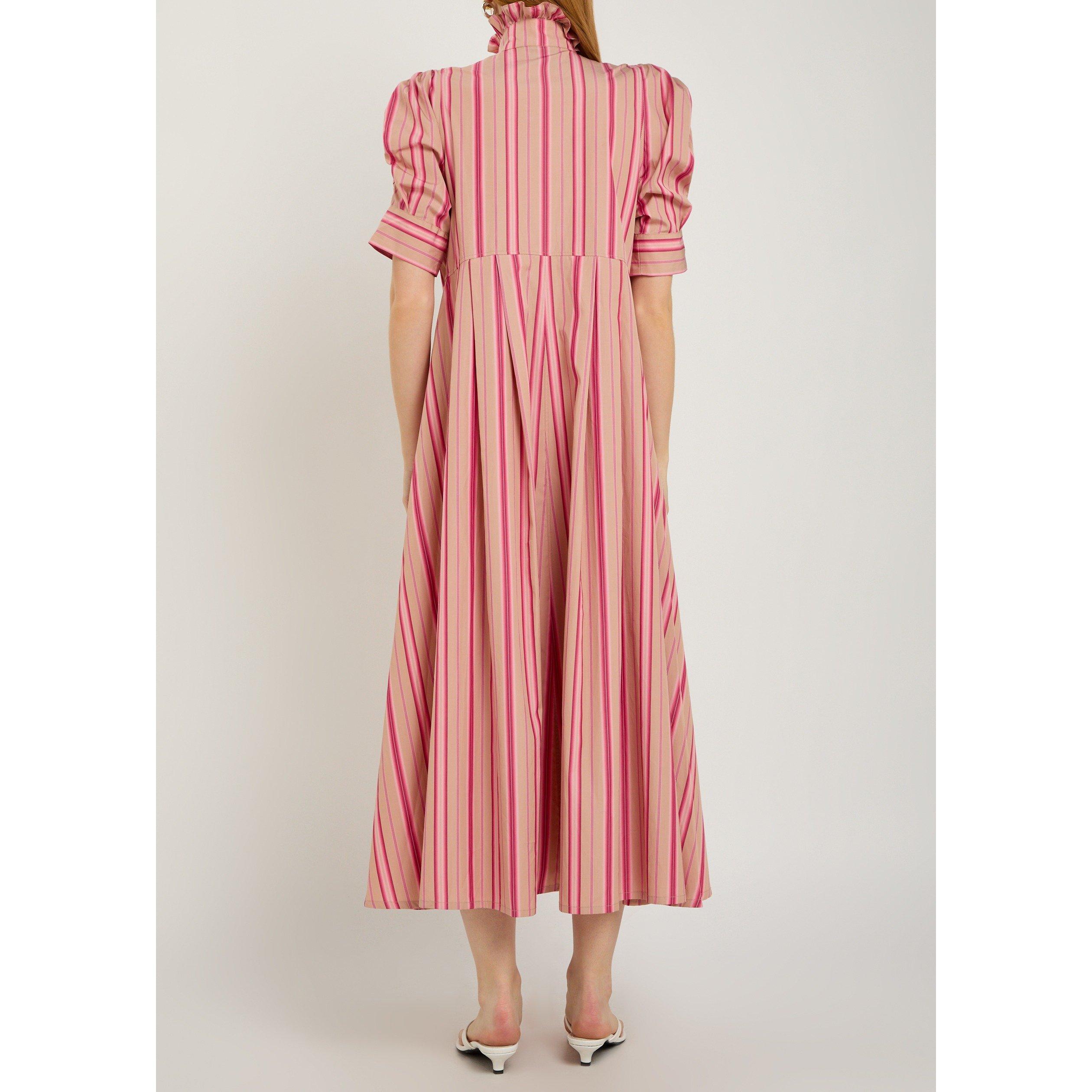 PINK AND OTHER - Thierry Colson - SD VENETIA STRIPE MIDI DRESS - 3