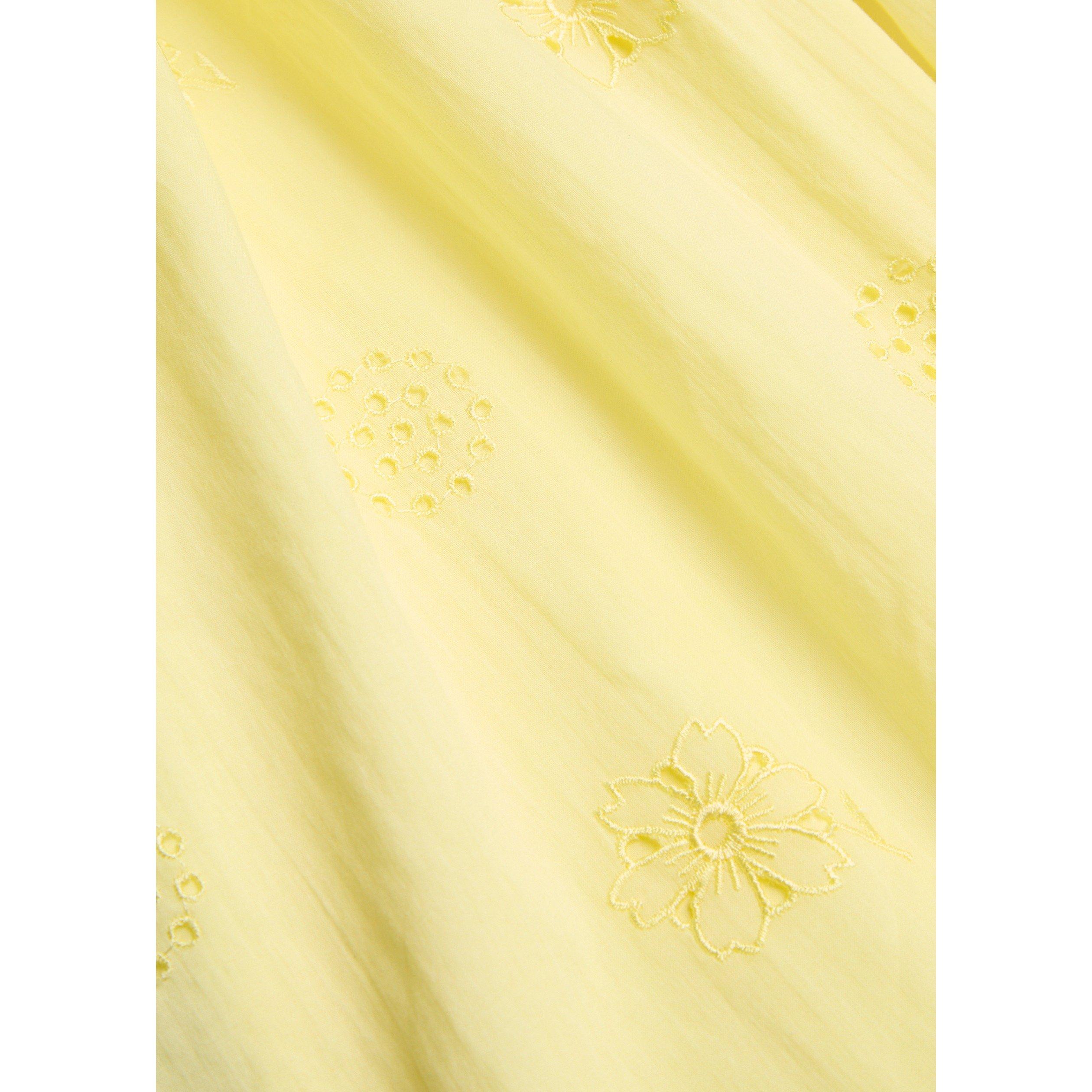 YELLOW - Thierry Colson - SD CALLIOPE SS FLORAL MIDI DRE - 4