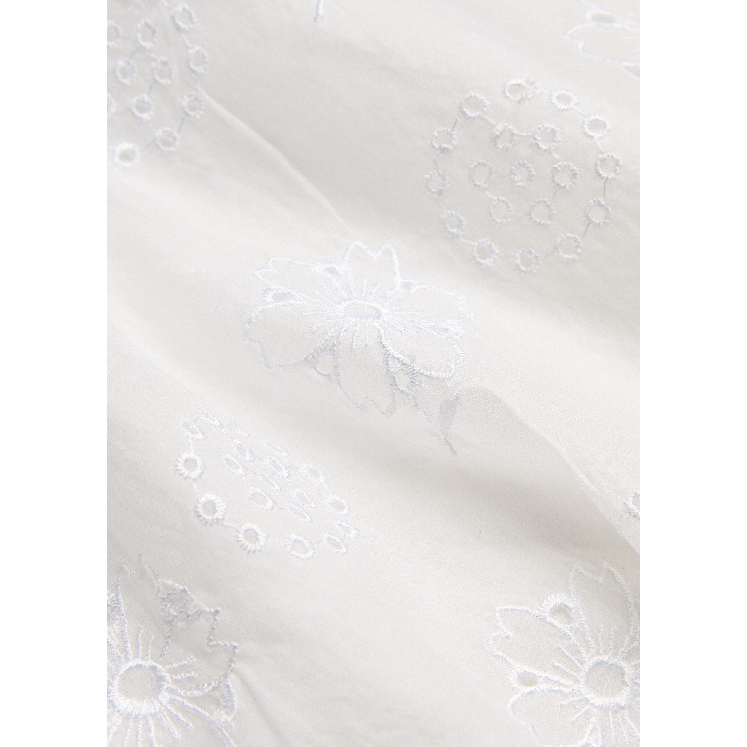 WHITE - Thierry Colson - SD VENETIA  SS EYELET MIDI DRE - 4
