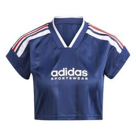 adidas House of Tiro Nations Pack Cut 3-Stripes Crop Jersey Womens