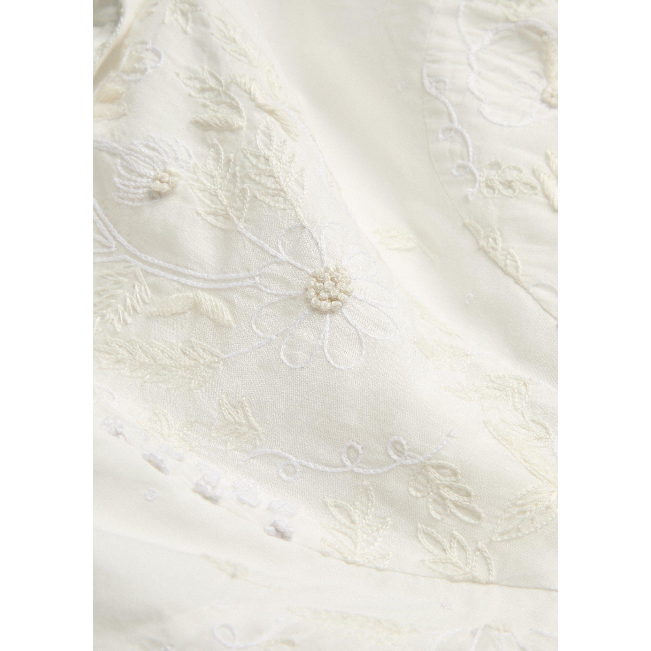OFF WHITE - Thierry Colson - SD FALBALA OFF SLHDR MIDI DRES - 4