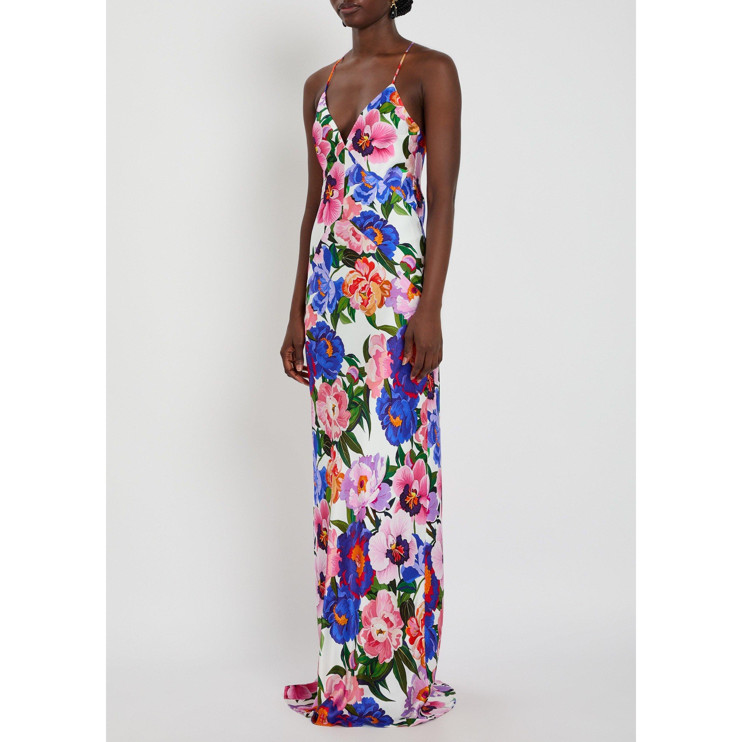 MULTICOLOURED - Borgo de Nor - LD OLIVE SLVLS MAXI DRESS - 2