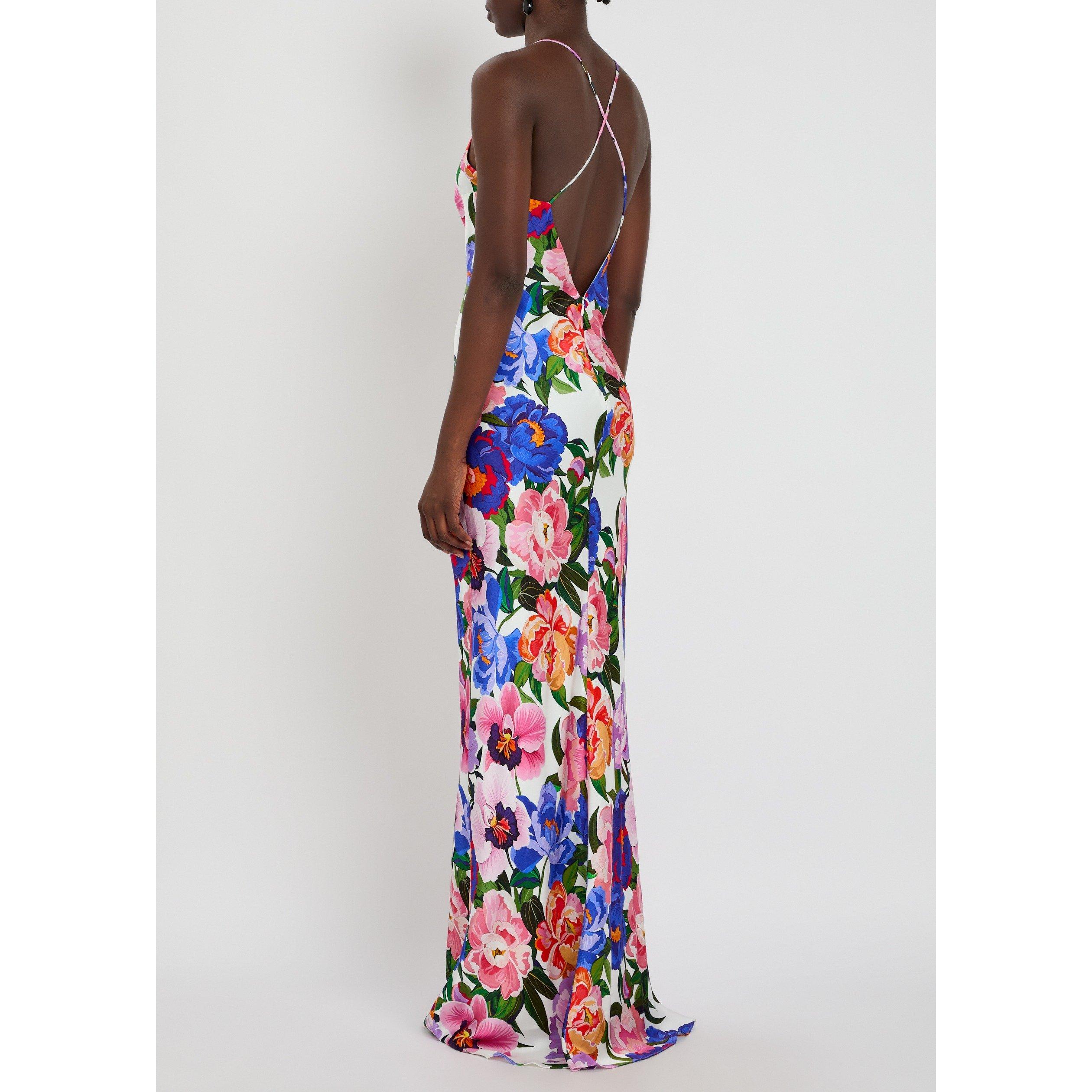 MULTICOLOURED - Borgo de Nor - LD OLIVE SLVLS MAXI DRESS - 3