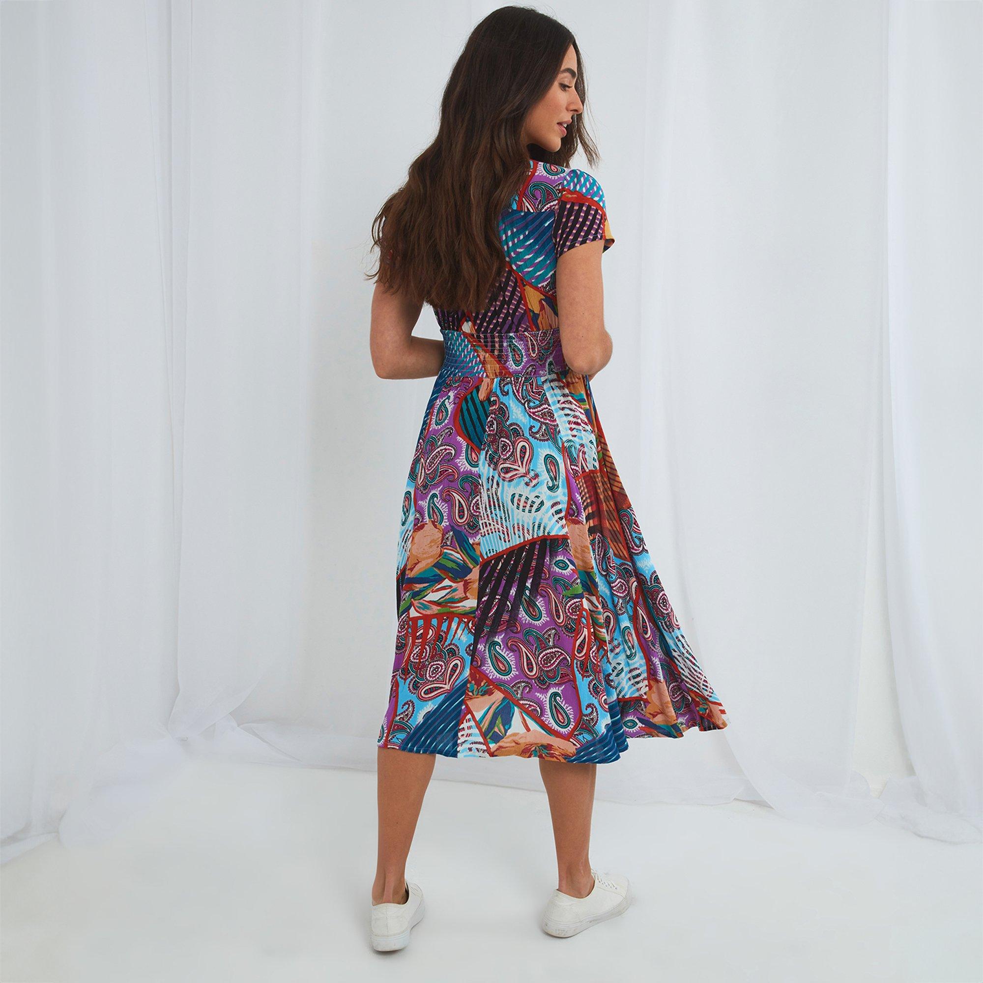 Multi - Joe Browns - Multi Print Dress - 3