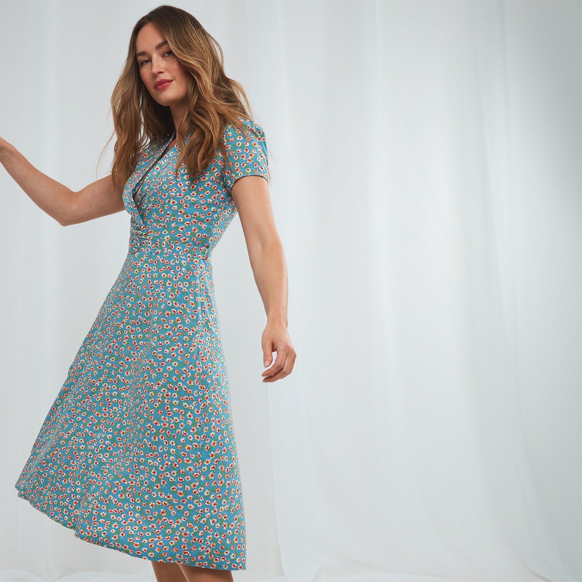 Blue - Joe Browns - Joe Brown Blue Tea Dress - 5