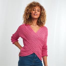 Joe Browns Studio Joe Browns Wrap Pink Sweater