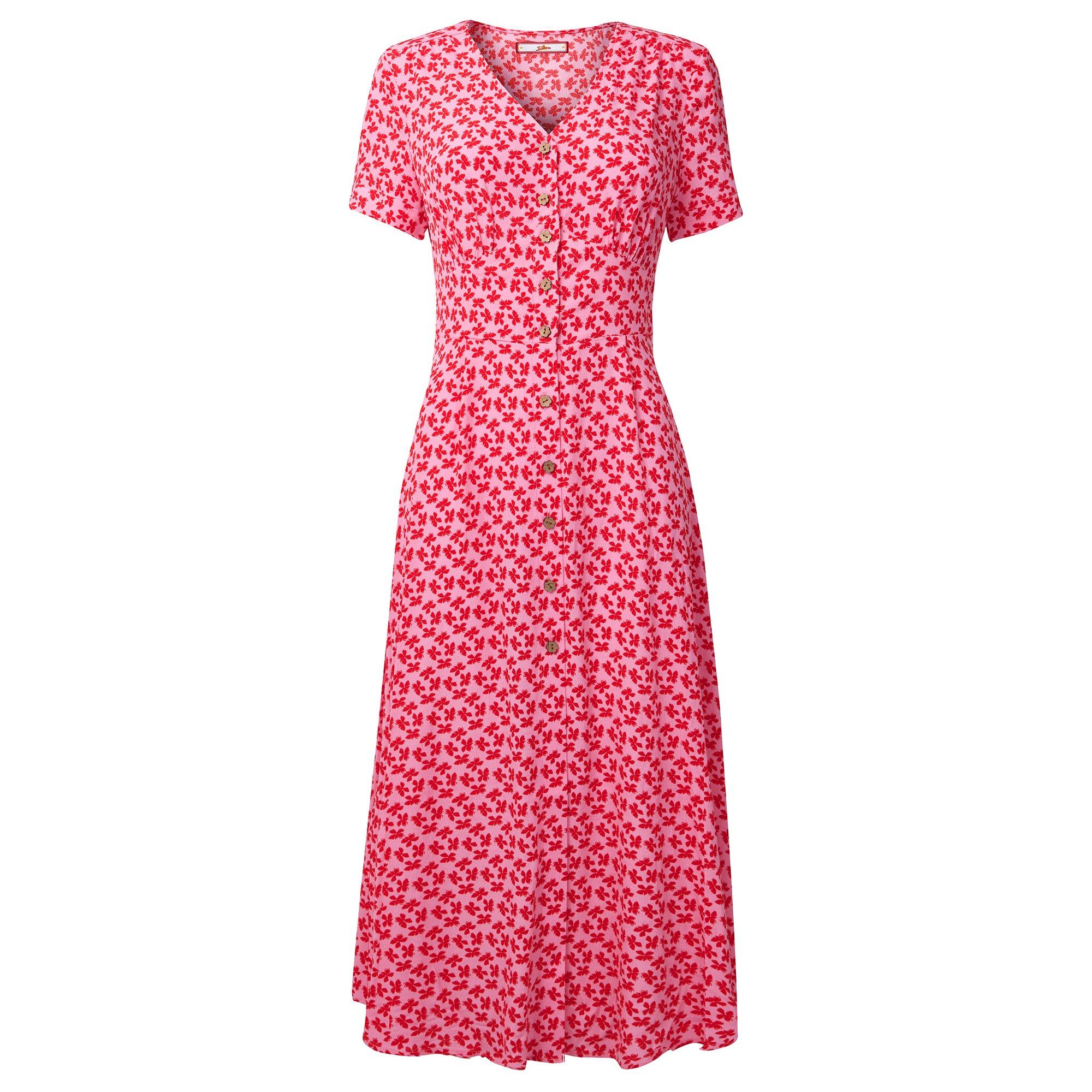 Red - Joe Browns - Joe Brown Red Butterfly Tea Dress - 2