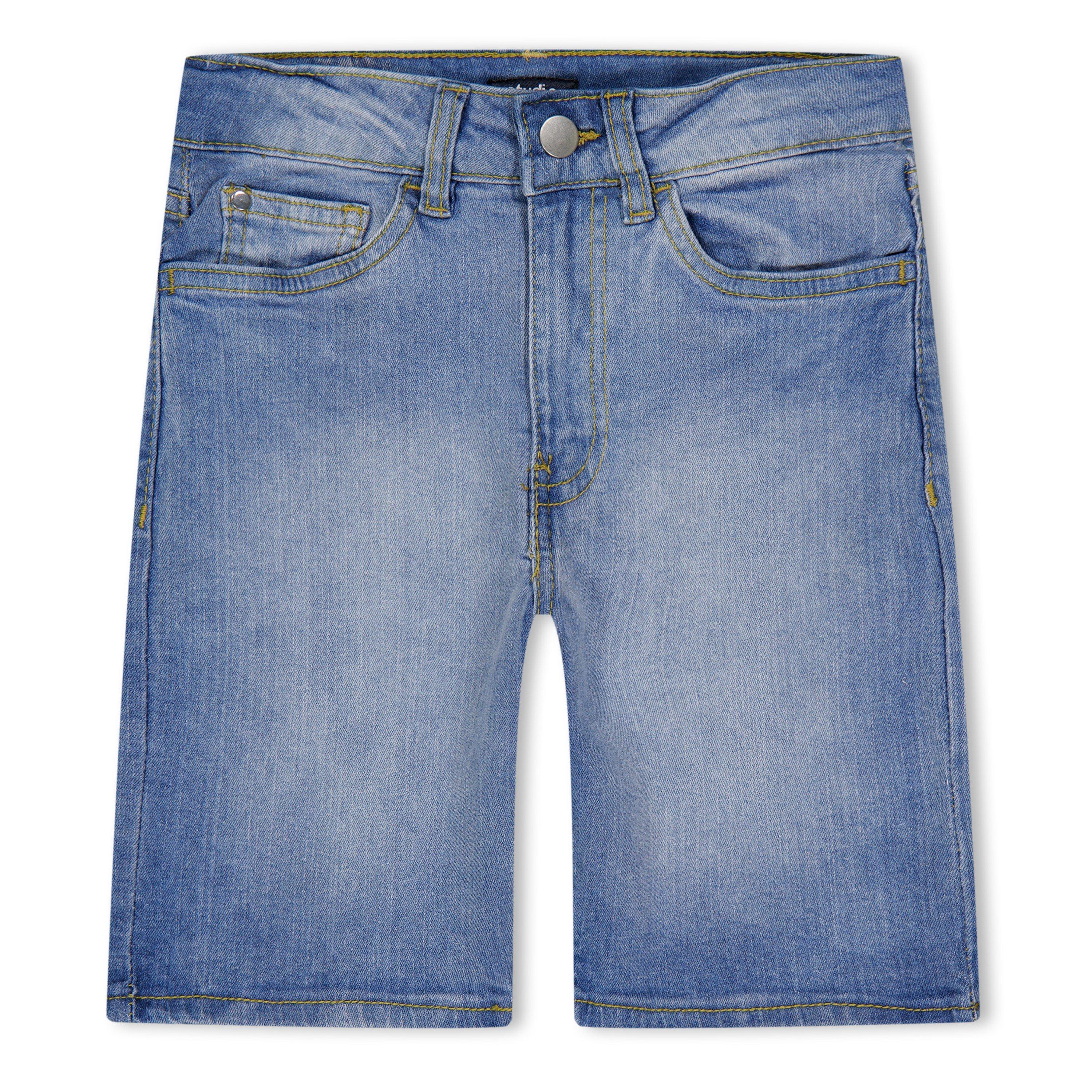 BLEU - Studio - Older Boys Stretch Denim Short - 1