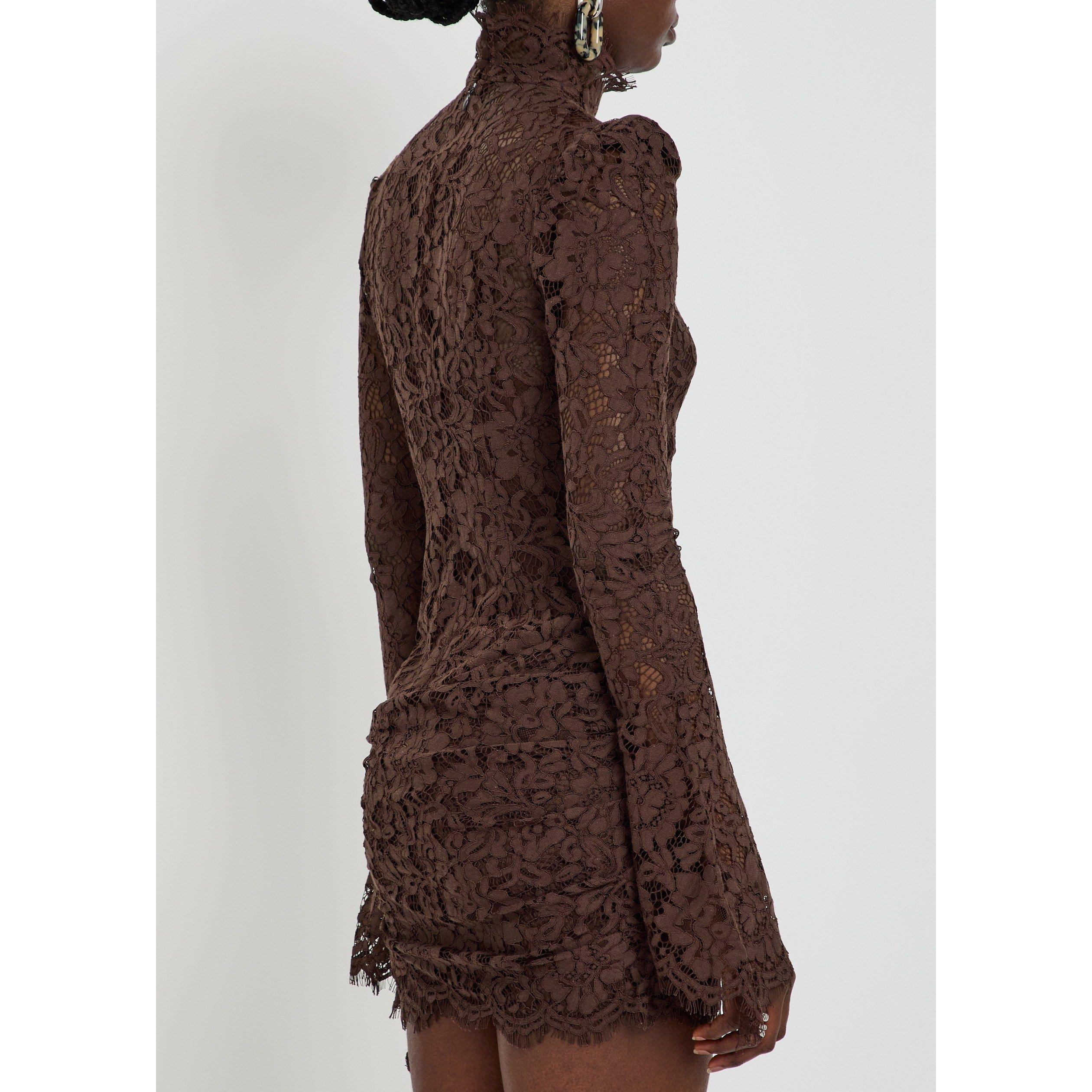BROWN - De La Vali - SD BODITA MINI DRESS - 3