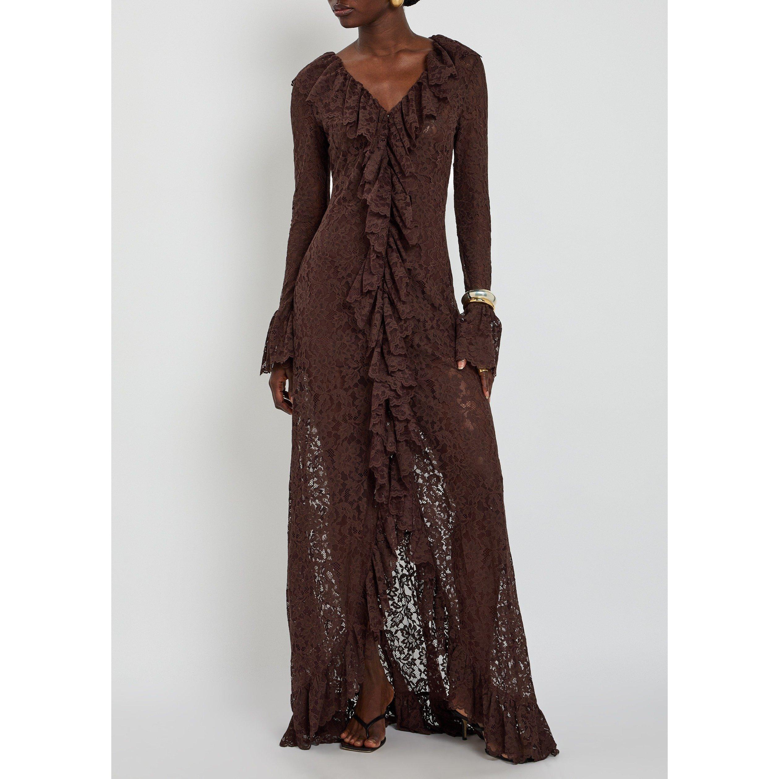 BROWN - De La Vali - LD CLEMENTINA MAXI DRESS - 5