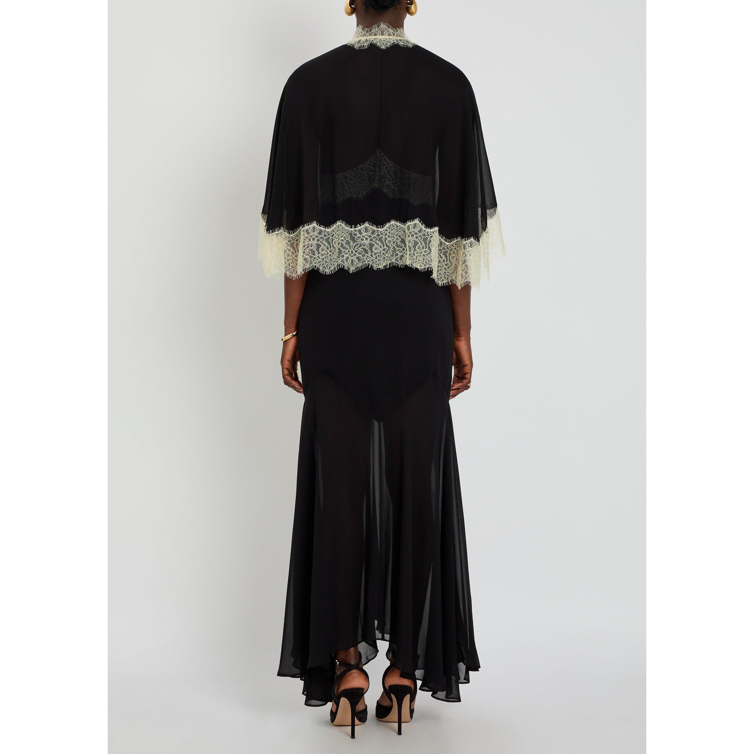 BLACK - De La Vali - LD CIELO MIDAXI DRESS AND CAPE - 3