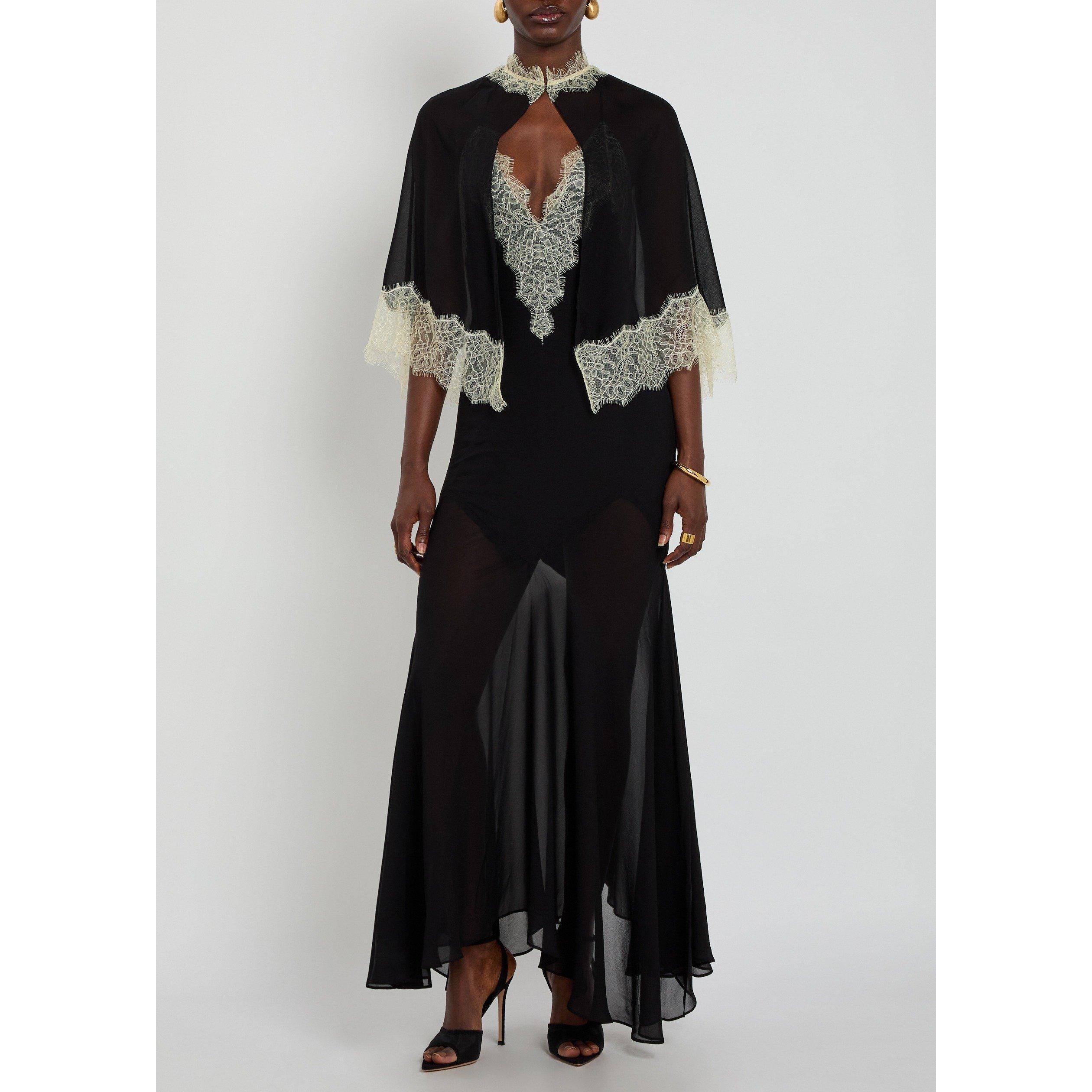 BLACK - De La Vali - LD CIELO MIDAXI DRESS AND CAPE - 5