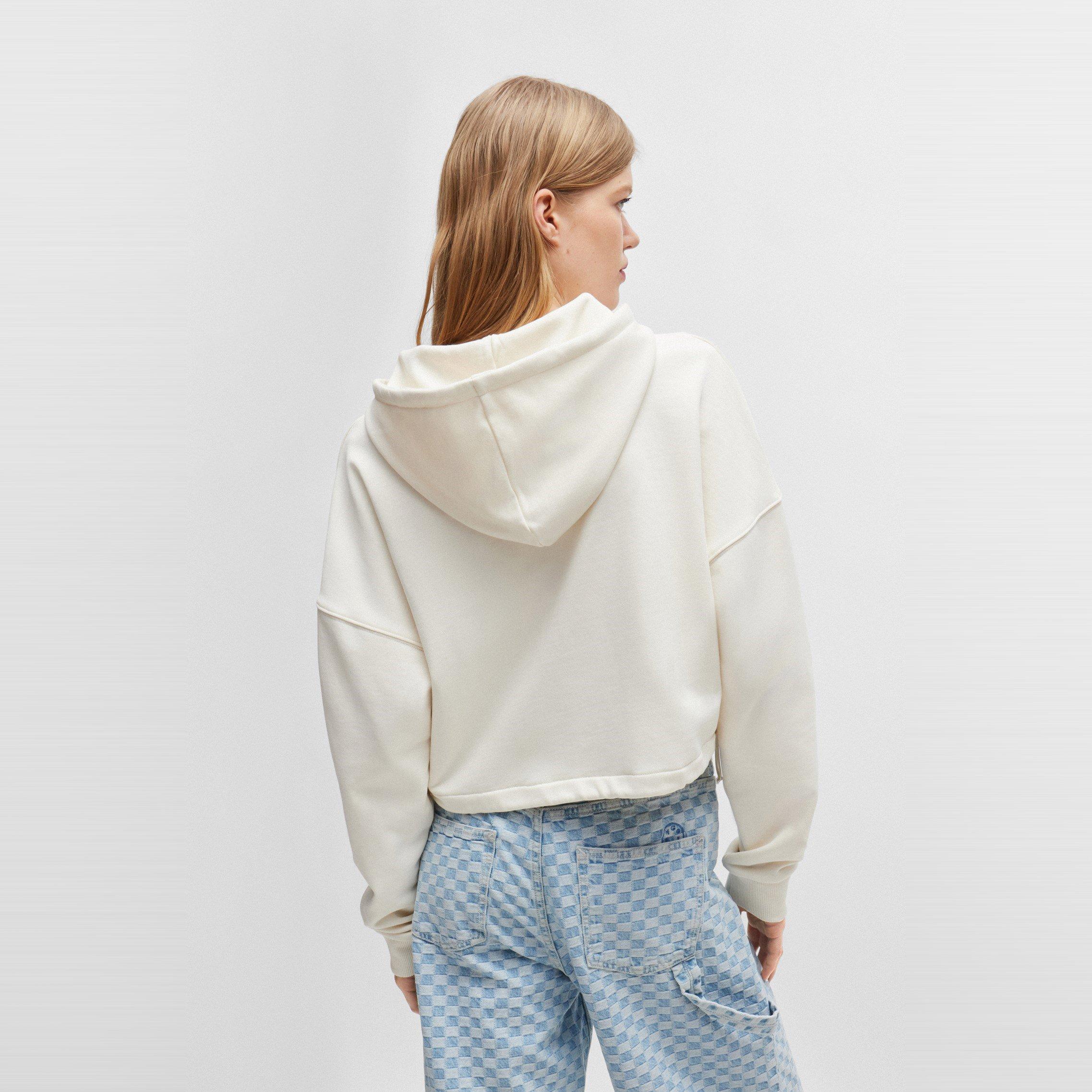 Open White - Hugo - Cropped Hoodie - 2