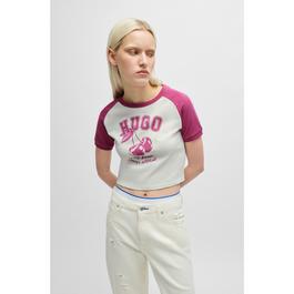 Hugo Dana B Cropped T Shirt