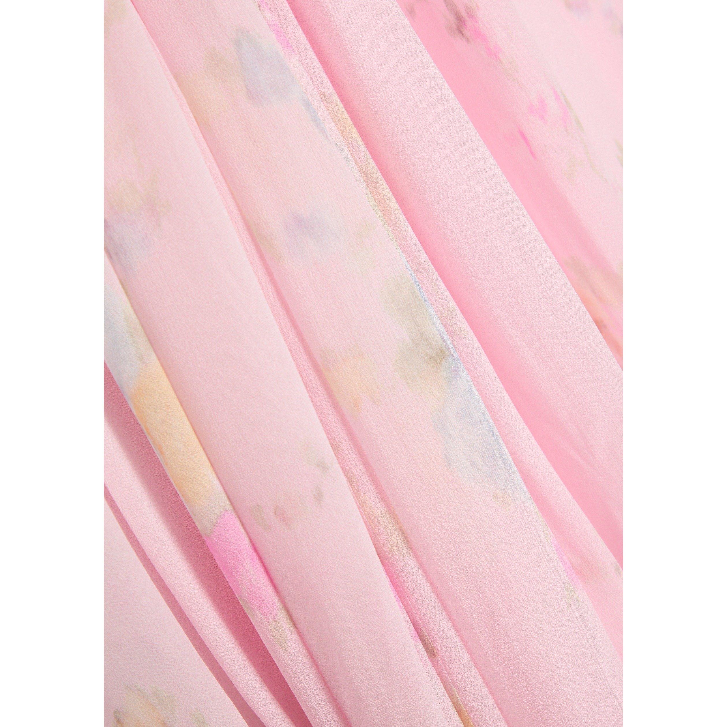 PINK - LoveshackFancy - Women's Emara Floral Viscose Maxi Dress - 4