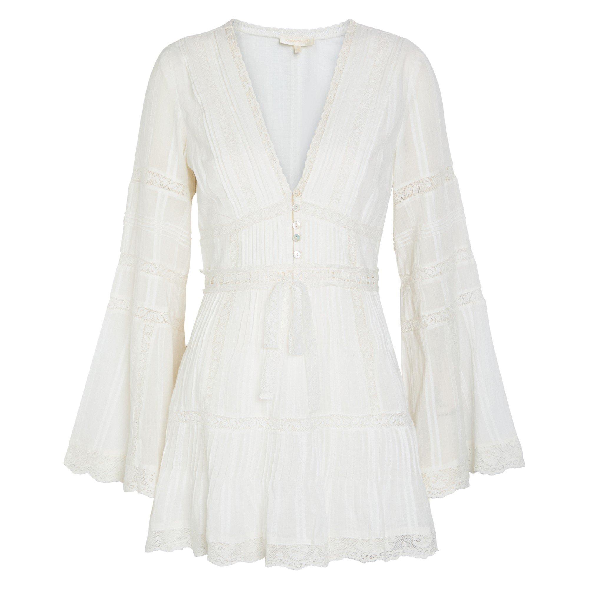 WHITE - LoveshackFancy - SD KINSALE DRESS - 1