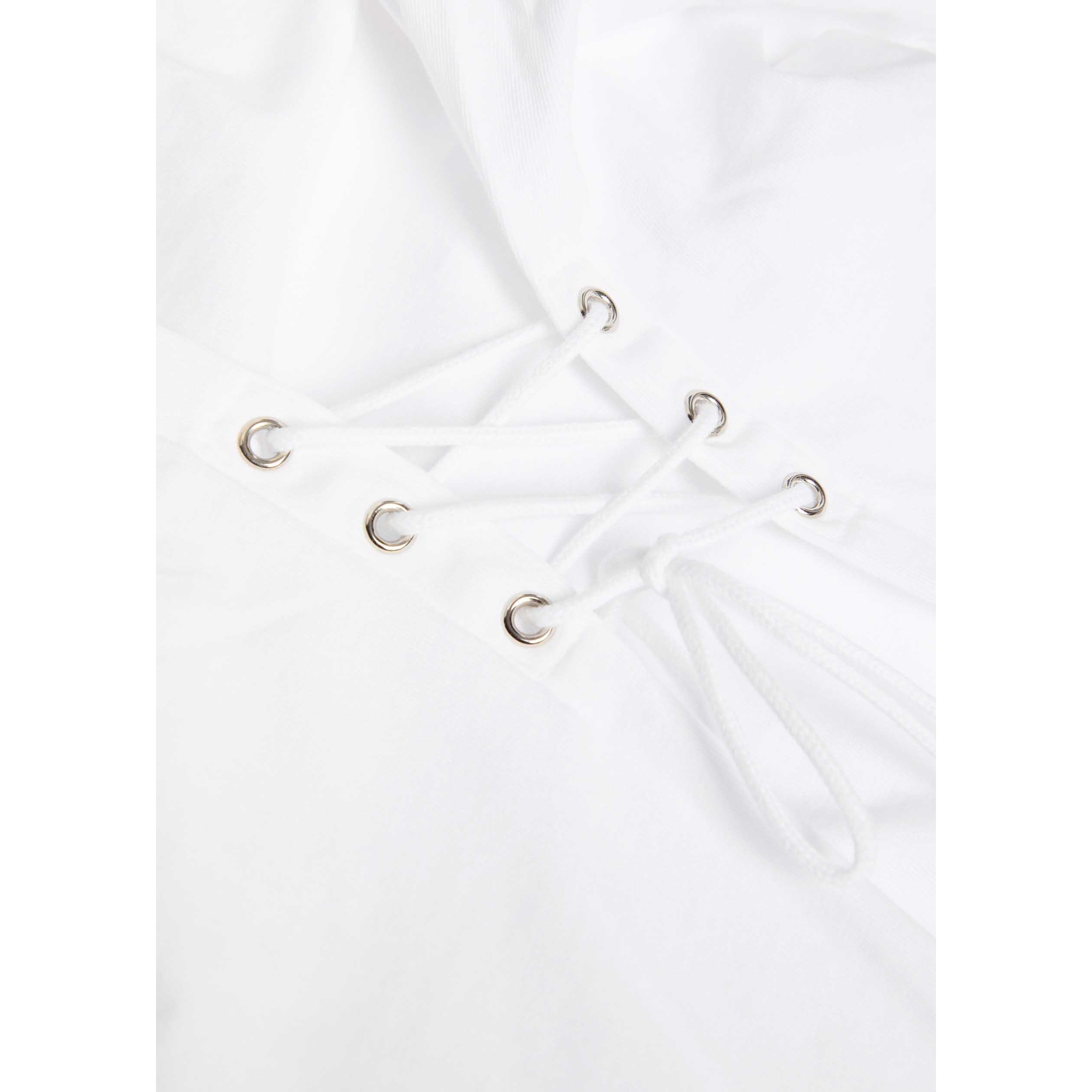 WHITE - Agolde - Women's Ellery Cotton T-Shirt - 4