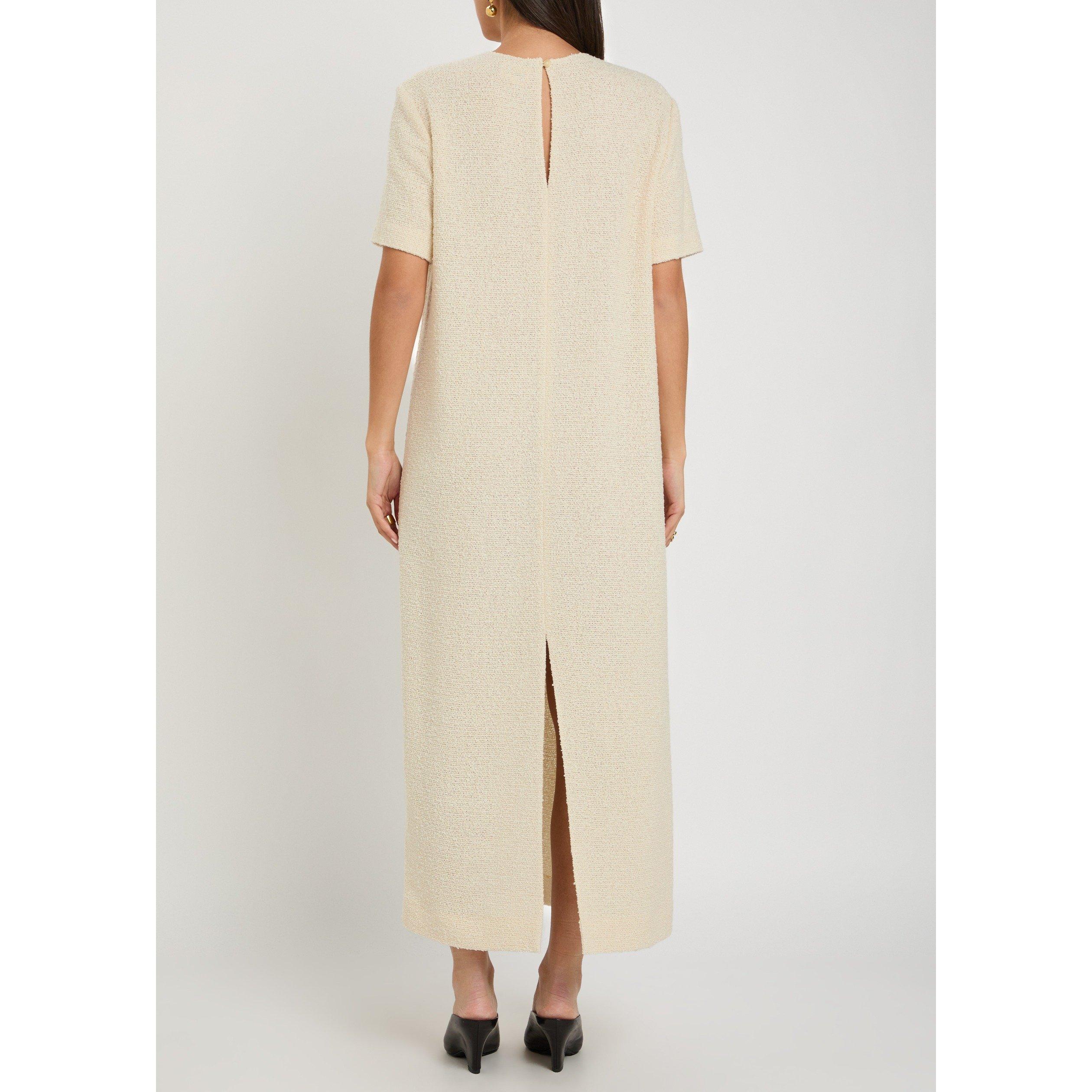 NATURAL - Khaite - Women's Webber Cotton Maxi Dress - 3